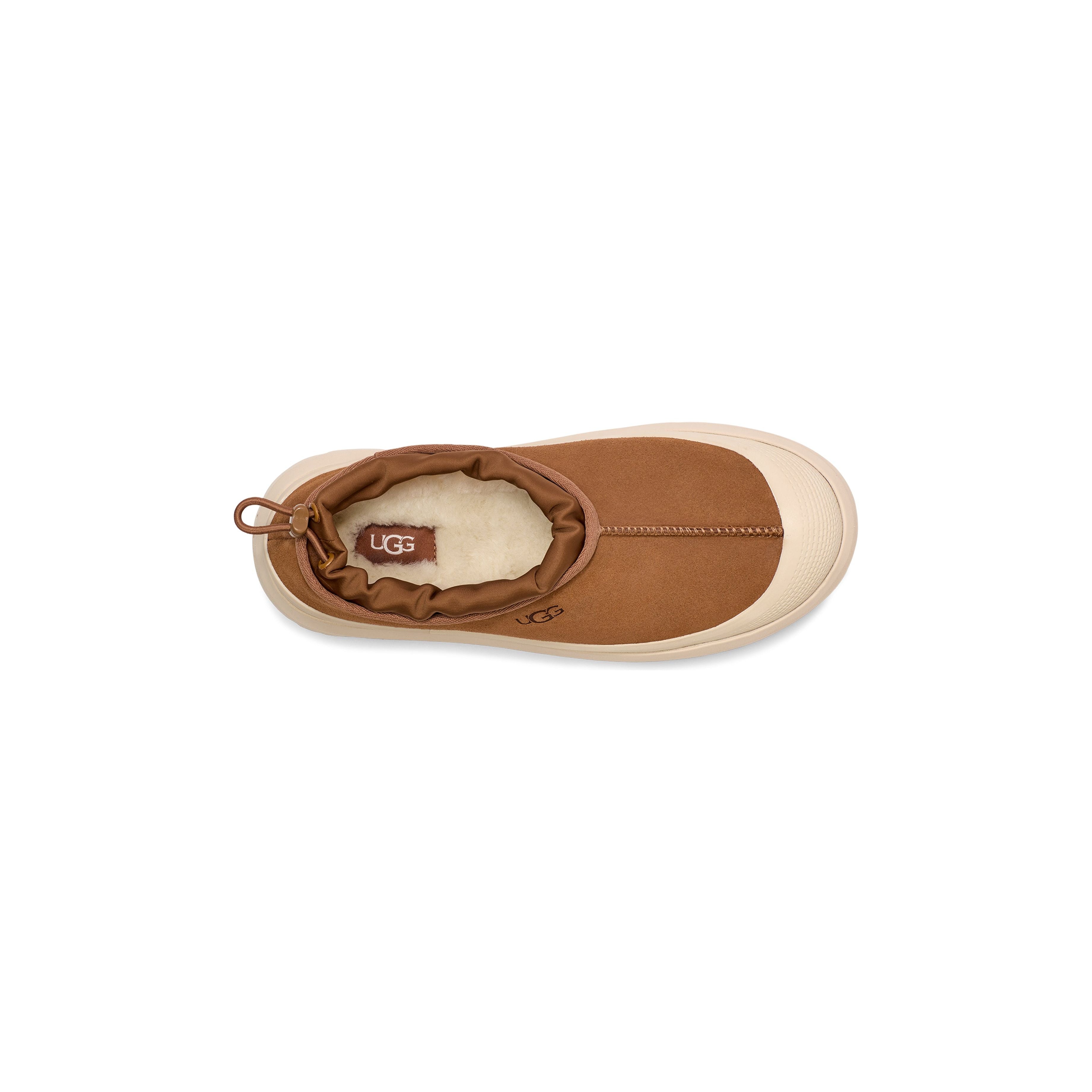 UGG Unisex Tasman Weather Hybrid Slippers - Chestnut & Whitecap | Cozy Indoor & Outdoor House Shoes for Men & Women