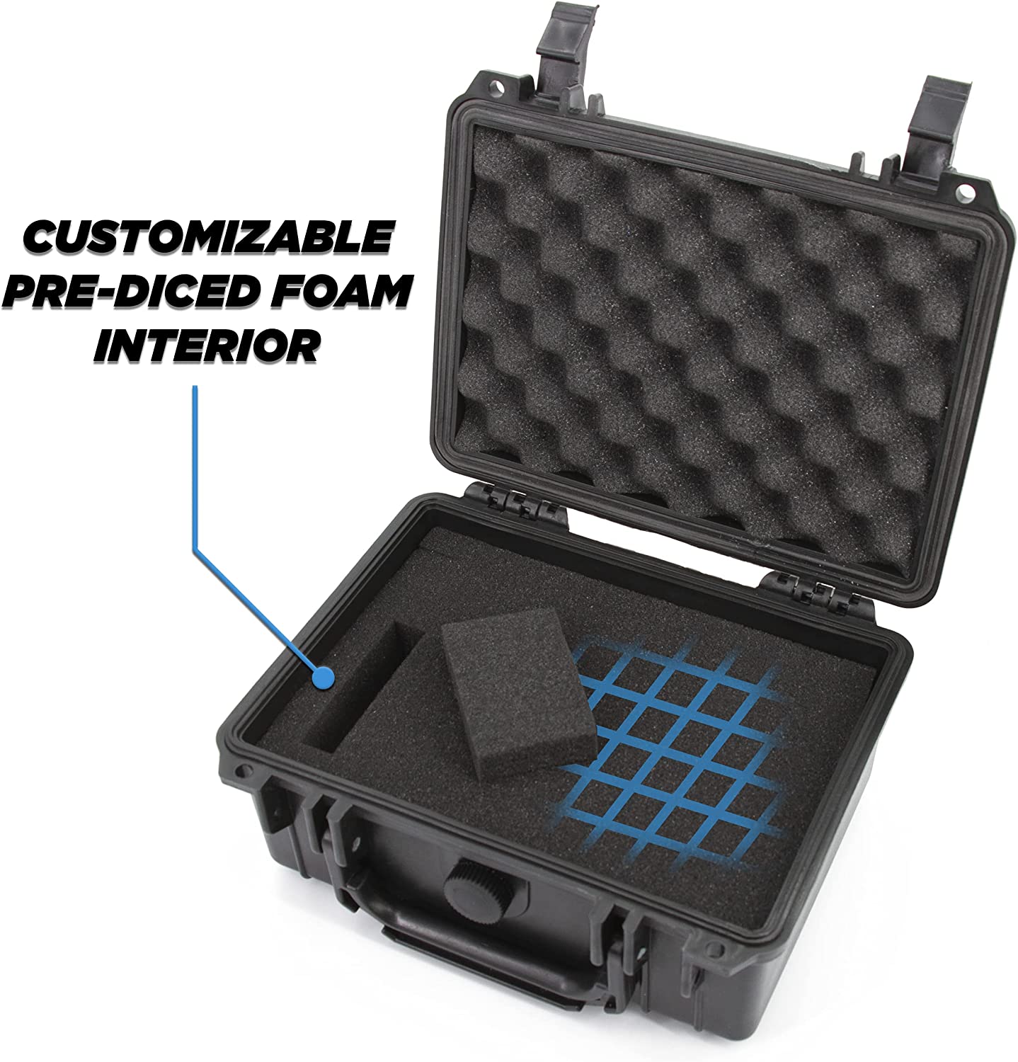 Waterproof Trading Card Storage Case for 550 Cards - Foam Lined Protection Box for Magic The Gathering, Pokemon, Yu-Gi-Oh & Collectible Card Games - Perfect for Travel, Tournaments & Home Organization