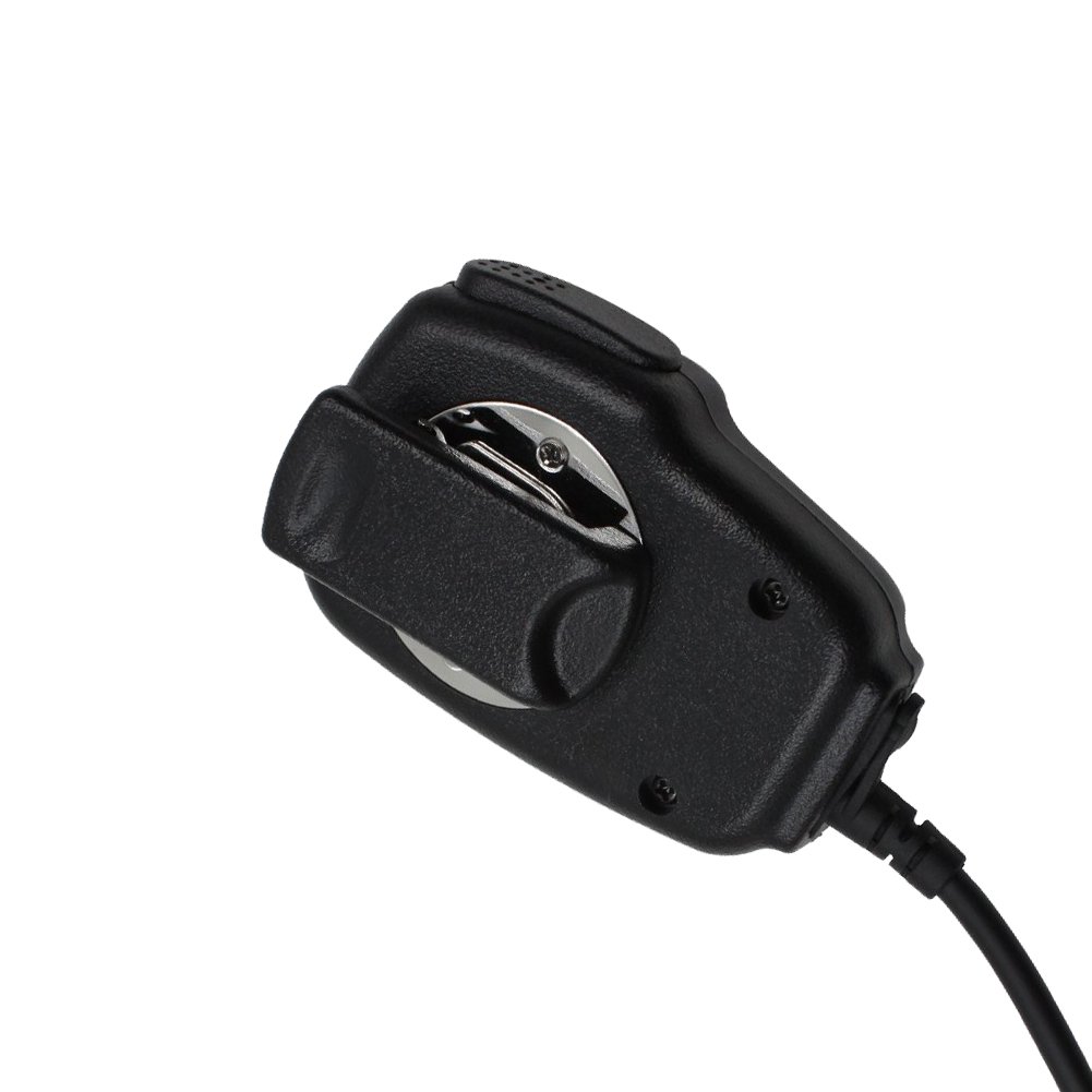 2 Pin Waterproof Shoulder Remote Speaker Mic with PTT Button for ICOM Maxon Yaesu Vertex Radio - Ideal for Outdoor Adventures, Emergency Communication & Tactical Operations