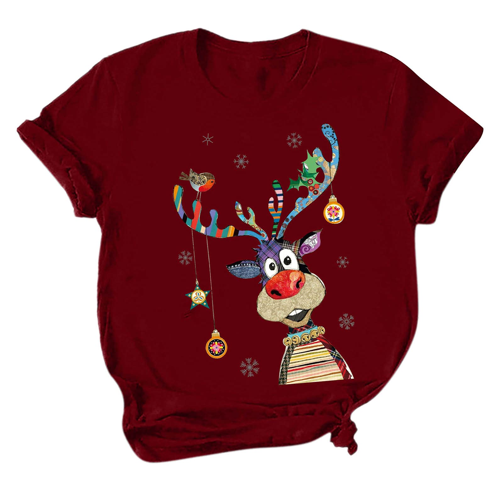 Women's Casual Short Sleeve Graphic Tee Shirts - Soft Cotton Pullover Tops with Stylish Prints | Perfect for Everyday Wear, Weekend Outings & Layering Outfits