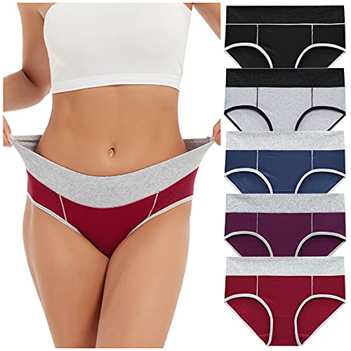 Soft & Breathable Women's Cotton Underwear - Full Briefs Multipack for Everyday Comfort | Perfect for Work, Sleep & Yoga