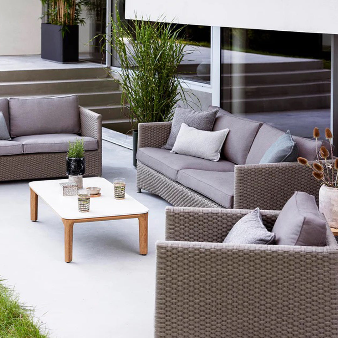 Aspect Outdoor Coffee Table - Weather-Resistant Rectangular Patio Furniture for Garden, Poolside & Backyard Relaxation