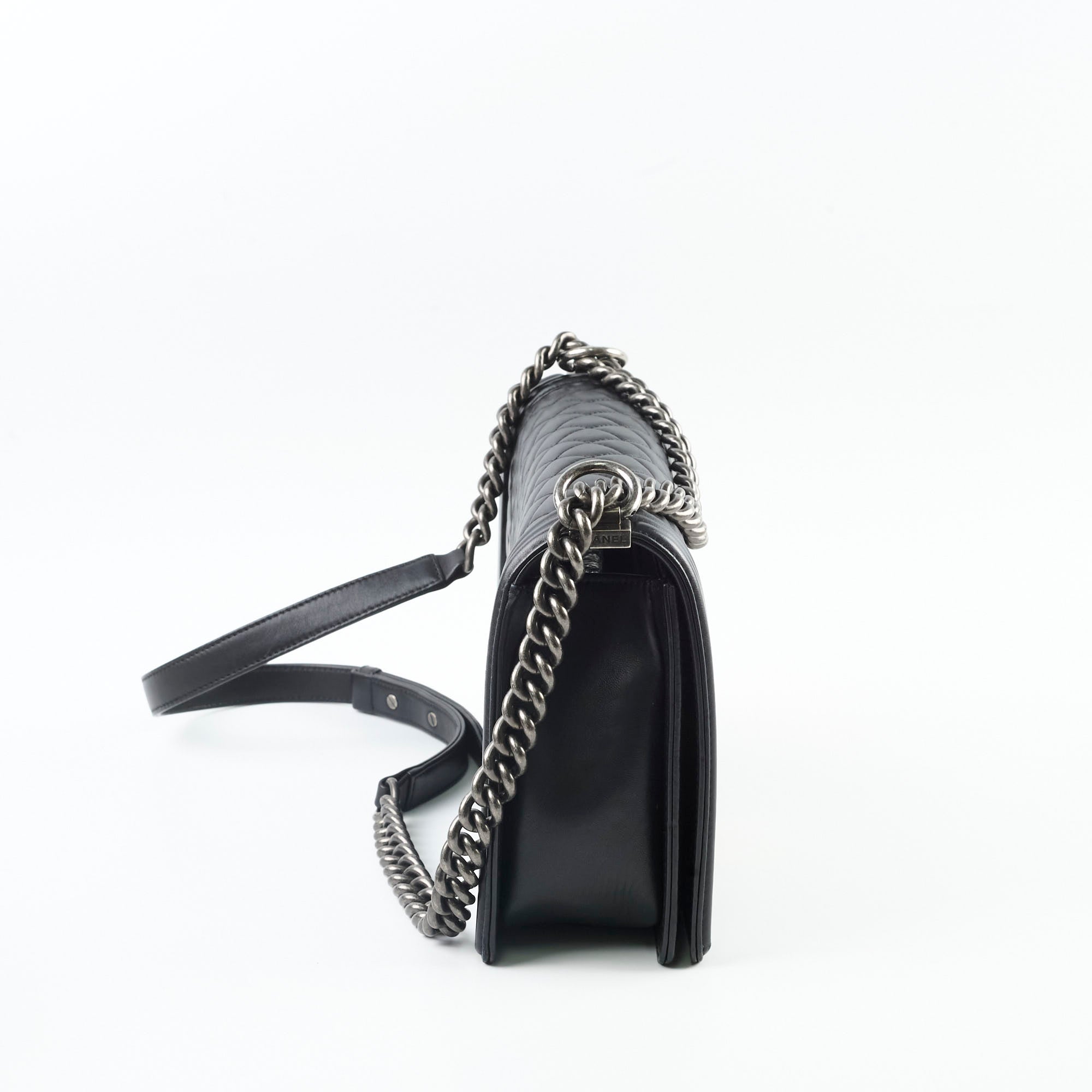 Chanel New Medium Lambskin Boy Black Series 22 Handbag - Luxury Designer Crossbody Bag for Women | Perfect for Parties, Dating & Special Occasions