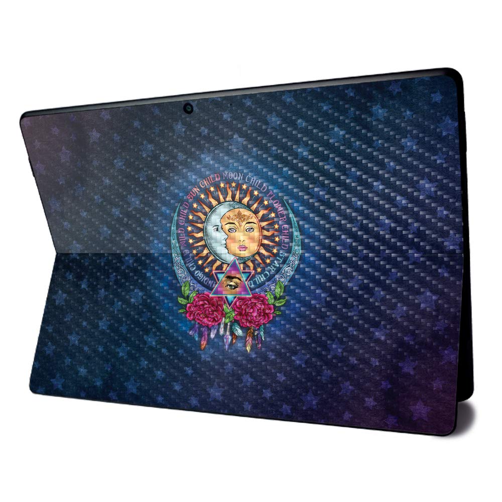 Premium Carbon Fiber Skin for Microsoft Surface Pro X - Star Child Design | Textured Matte Finish | Easy to Apply & Remove | Made in USA | Perfect for Work, Travel & Daily Protection