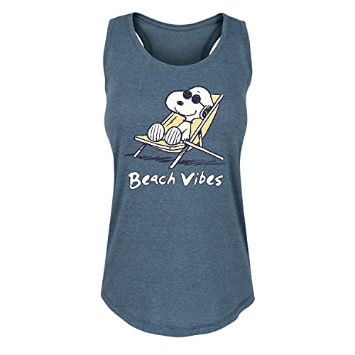 Snoopy Beach Vibe - Heather Blue