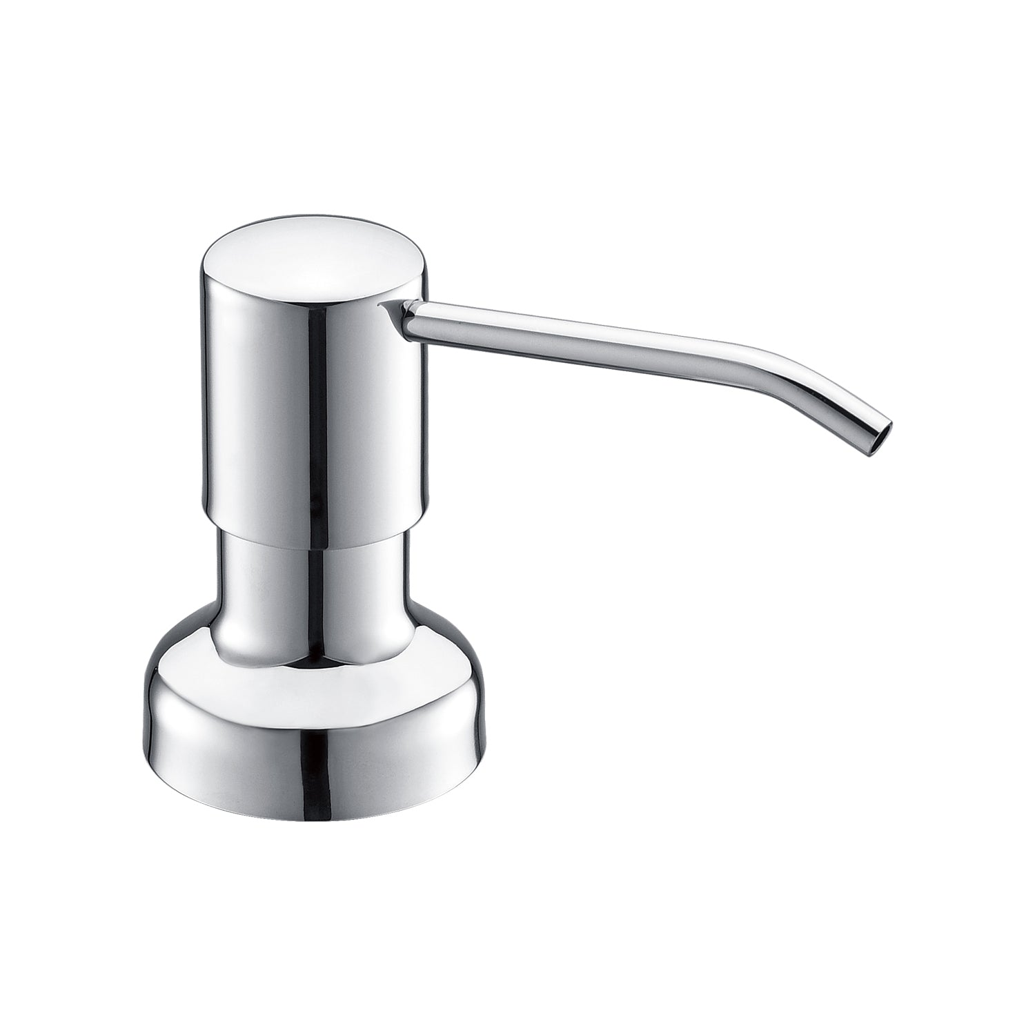 DAX 1002 Round Kitchen Sink Soap Dispenser - Deck Mount Brass Body (2.5
