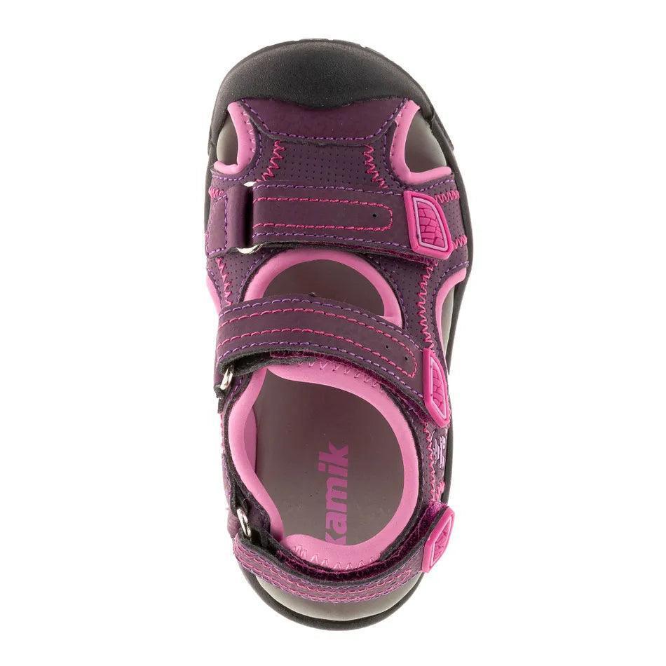 Kamik Seaturtle 2 Big Kids' Waterproof Sandals - Comfortable & Durable Beach, Pool & Outdoor Play Shoes for Boys & Girls