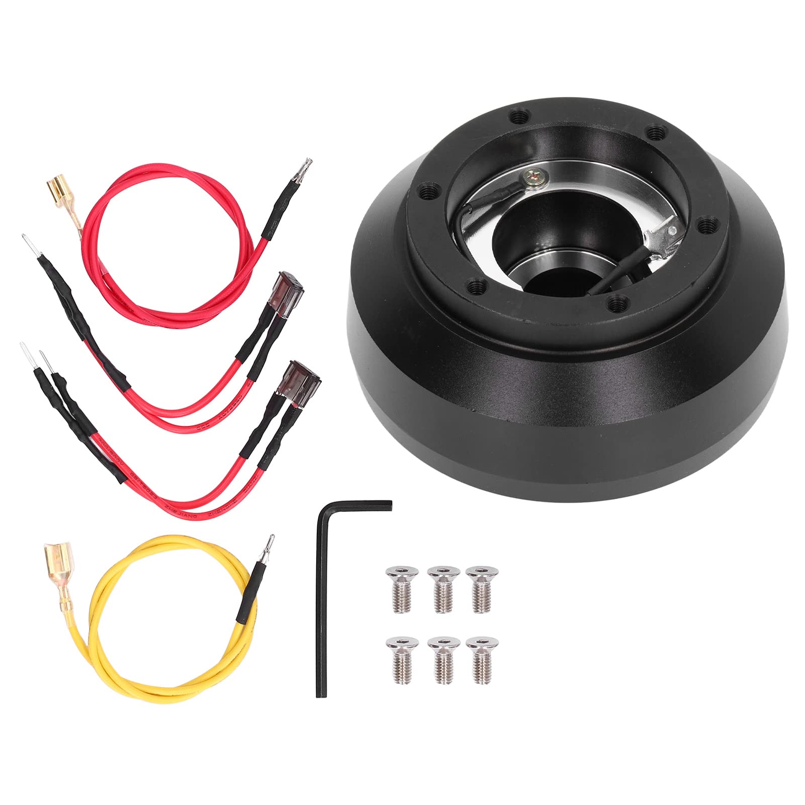 Aramox 135H Steering Wheel Short Hub Adapter - 6 Bolt Plug & Play Replacement for Honda Civic 2015 & Newer Models - Perfect for Racing, Drifting & Custom Car Upgrades