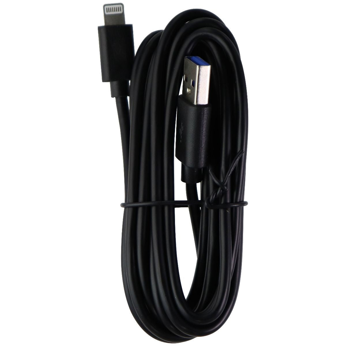 6FT USB to Lightning Cable for iPhone iPad - Fast Charging & Data Sync, Durable Nylon Braided (Black) - Perfect for Home, Office, and Travel Charging