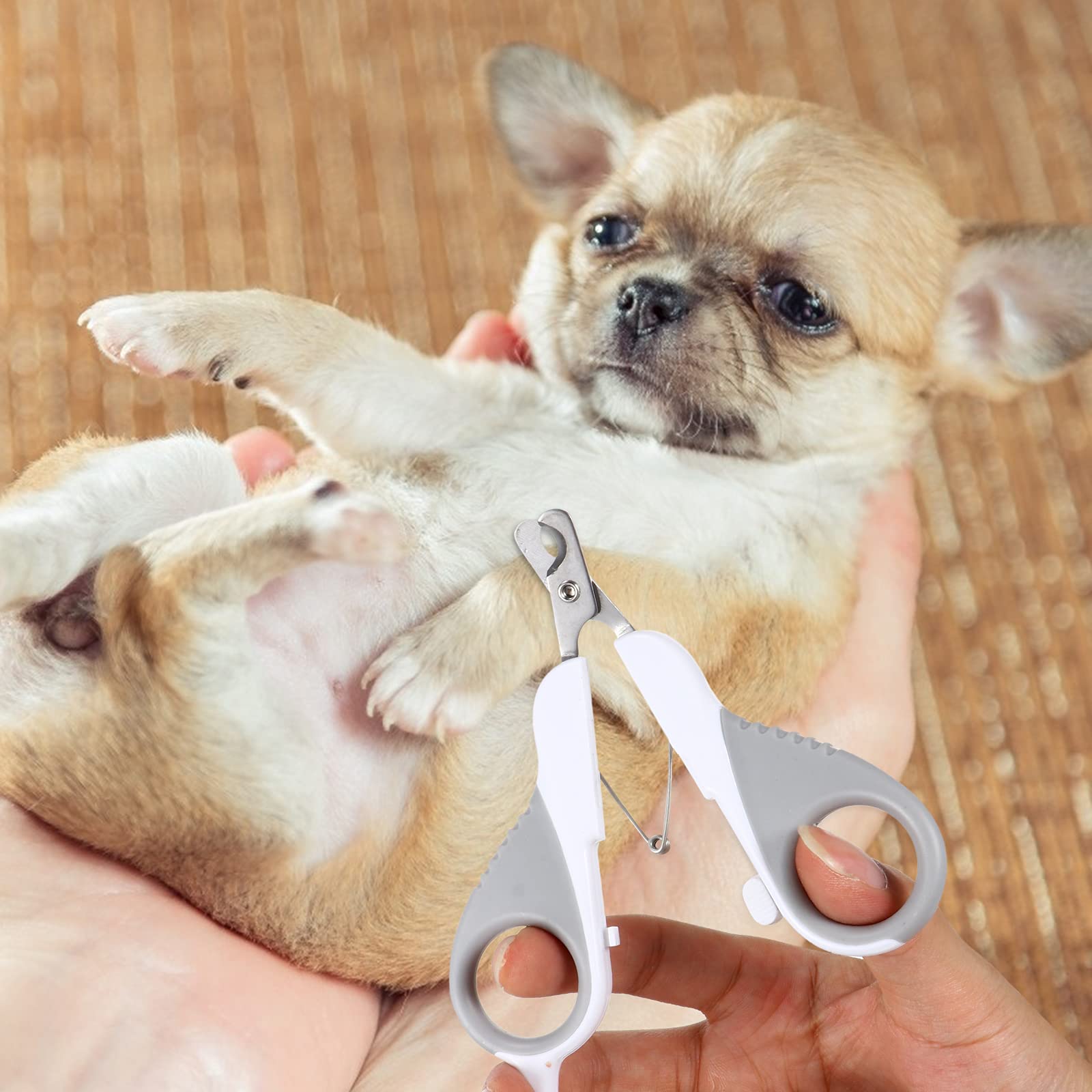 ULTECHNOVO Professional Dog Nail Clippers - Stainless Steel Pet Nail Trimmer for Large Dogs & Cats - Safe Grooming Tool with Nail File - Perfect for Home Pet Care & Professional Grooming Use