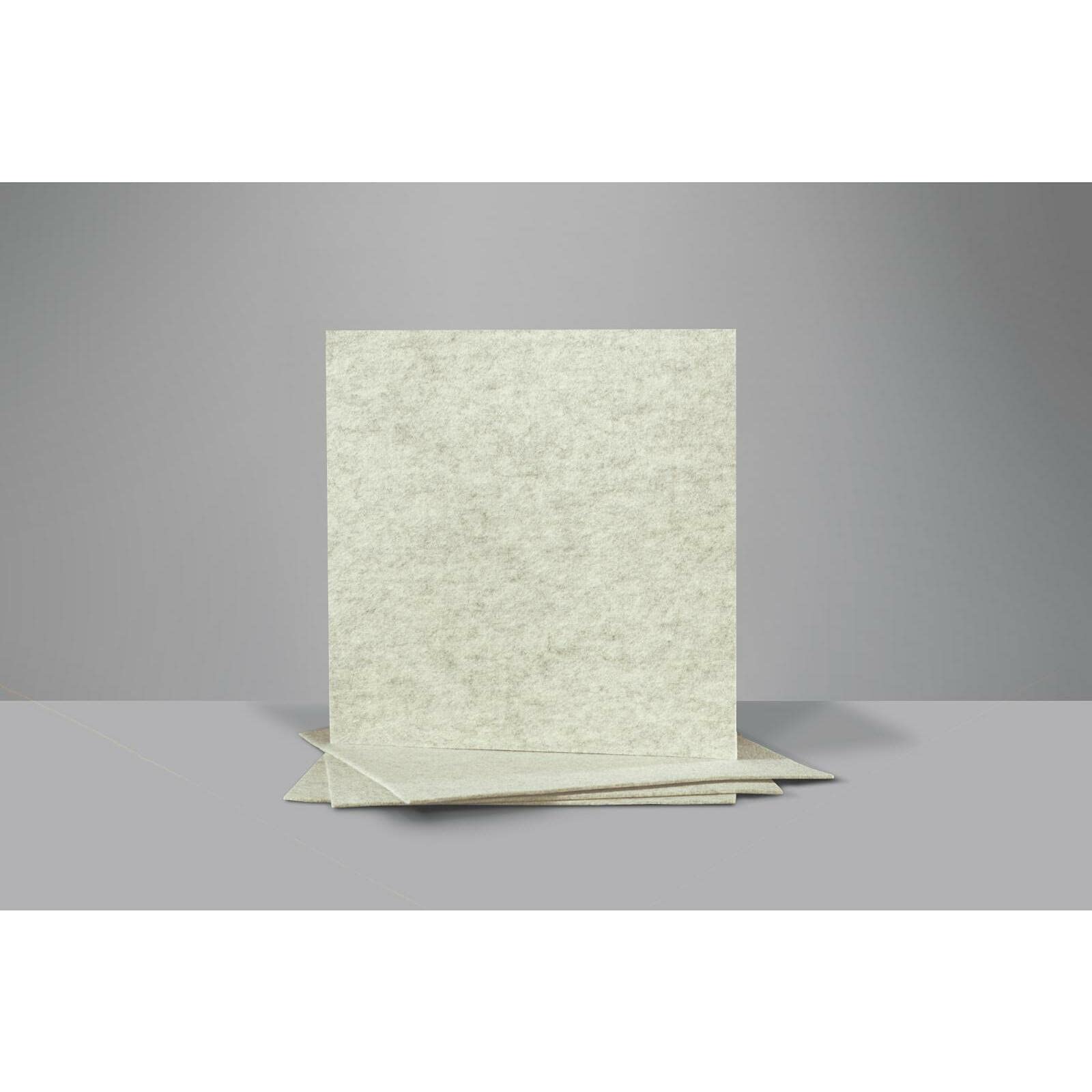 York Wallcoverings QWS1001 QuietWall Ivory Squares - Soundproof Peel and Stick Wall Tiles for Home & Office Noise Reduction - Perfect for Bedrooms, Home Theaters, and Conference Rooms