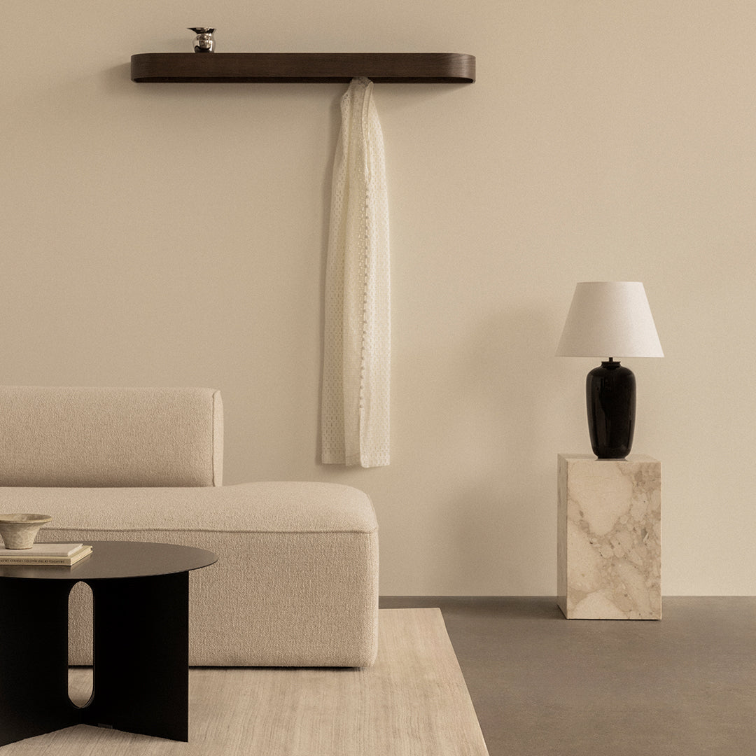 Androgyne Modern Side Table Base Only - Minimalist Nightstand or End Table for Living Room, Bedroom & Office Decor