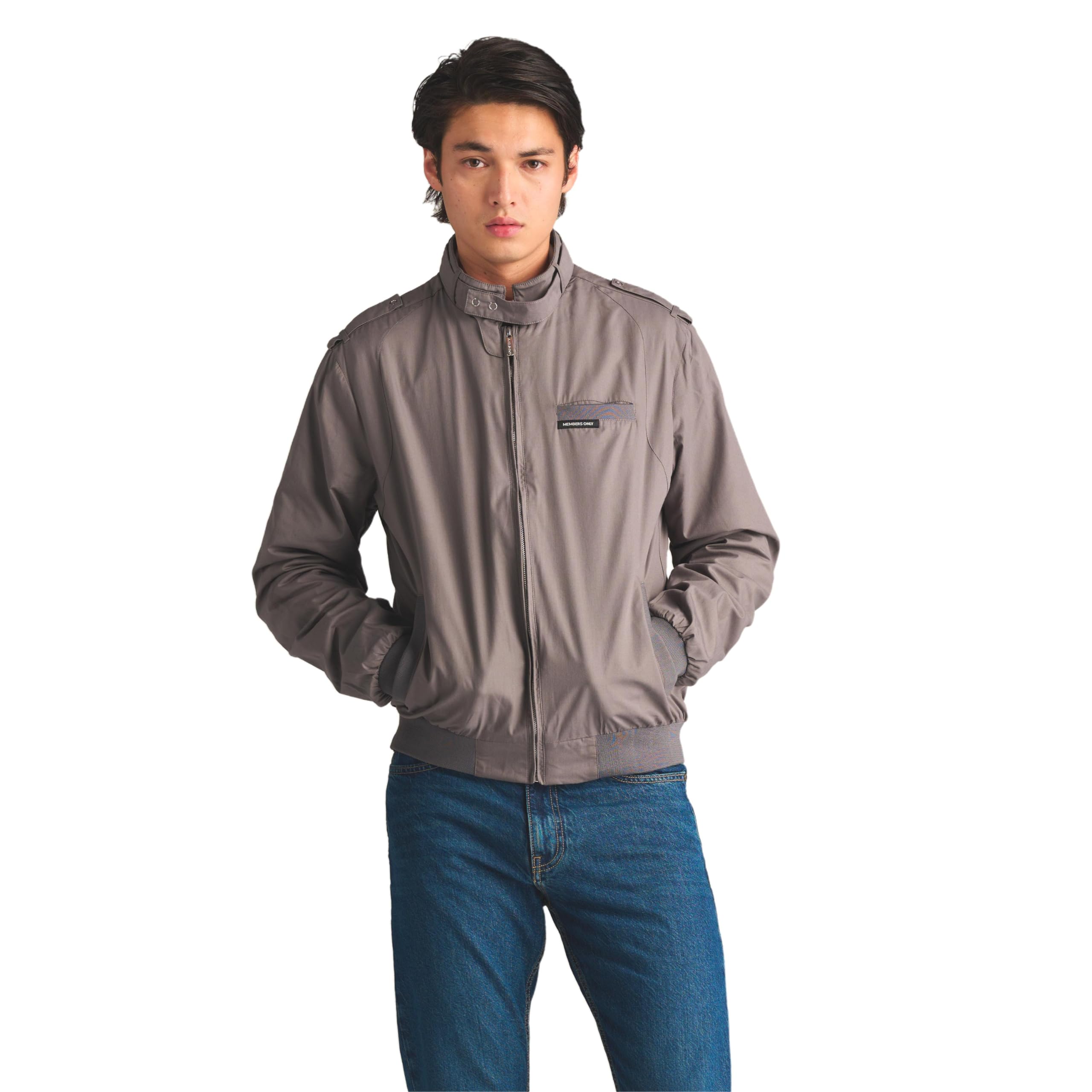 Members Only Classic Iconic Racer Lightweight Bomber Jackets Unisex - Perfect for Casual Outings & Outdoor Adventures