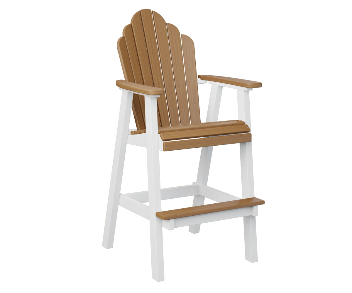 Natural Teak on White