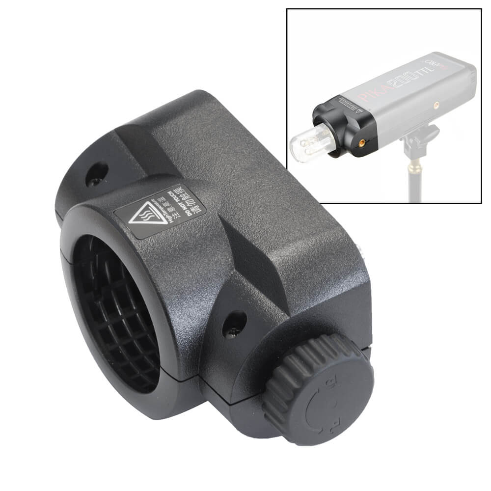 Replacement Bare Bulb Head for Pixapro PIKA200 Pocket Flash (Compatible with Godox H200J) - Perfect for Photography, Studio Lighting & On-the-Go Flash Needs