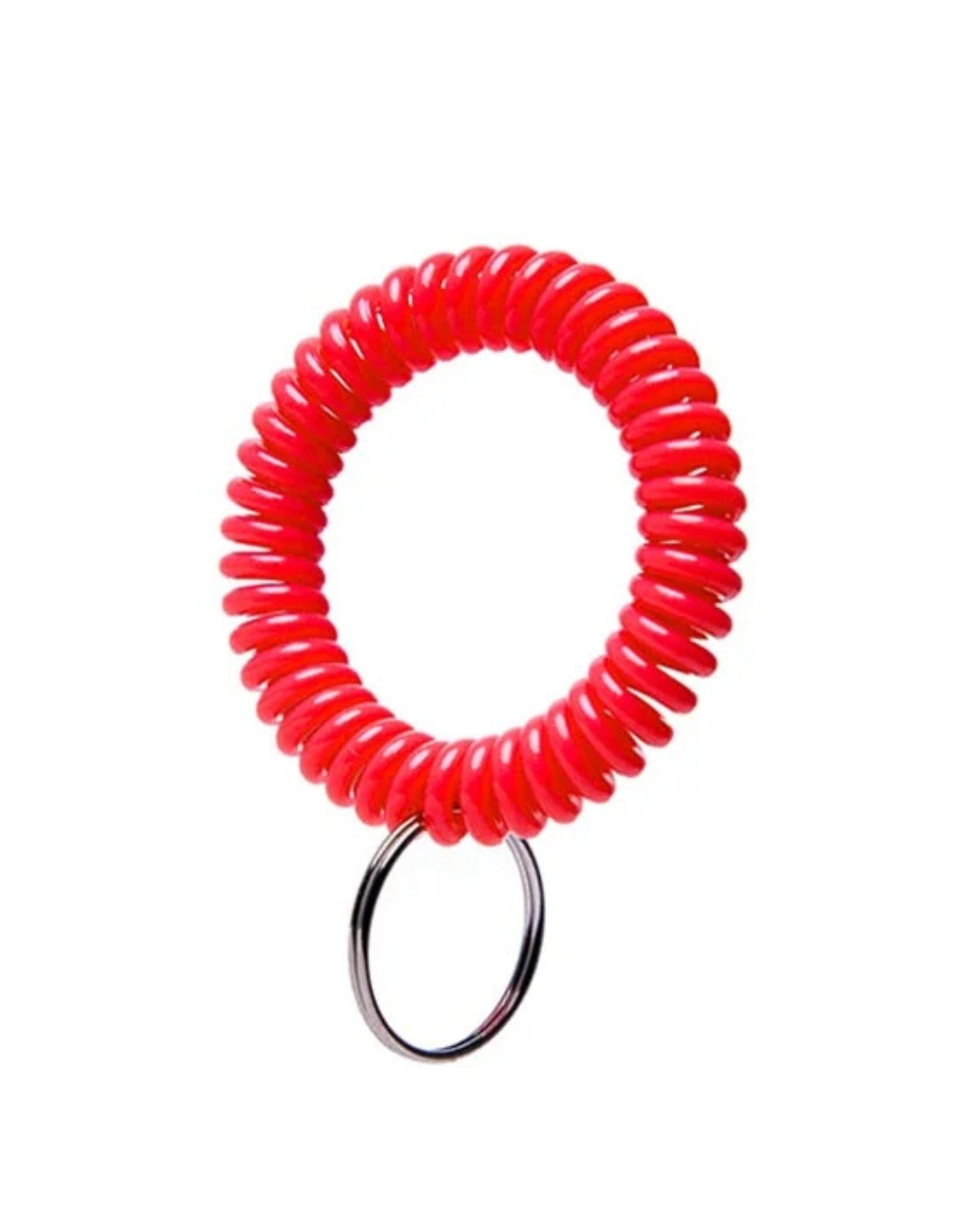 5 Pack Plastic Pool Wristbands with Key Rings - Waterproof Wrist ID Bands for Swimming, Water Parks, Beach Parties & Summer Events