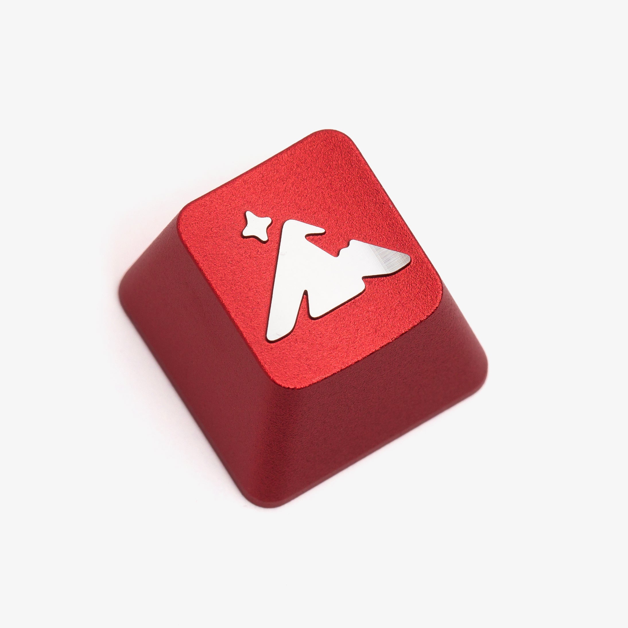 Higround Summit Artisan Keycap - Red Mechanical Keyboard Keycap for Custom Gaming & Typing - Perfect for PC, Mac, and Laptop Keyboards