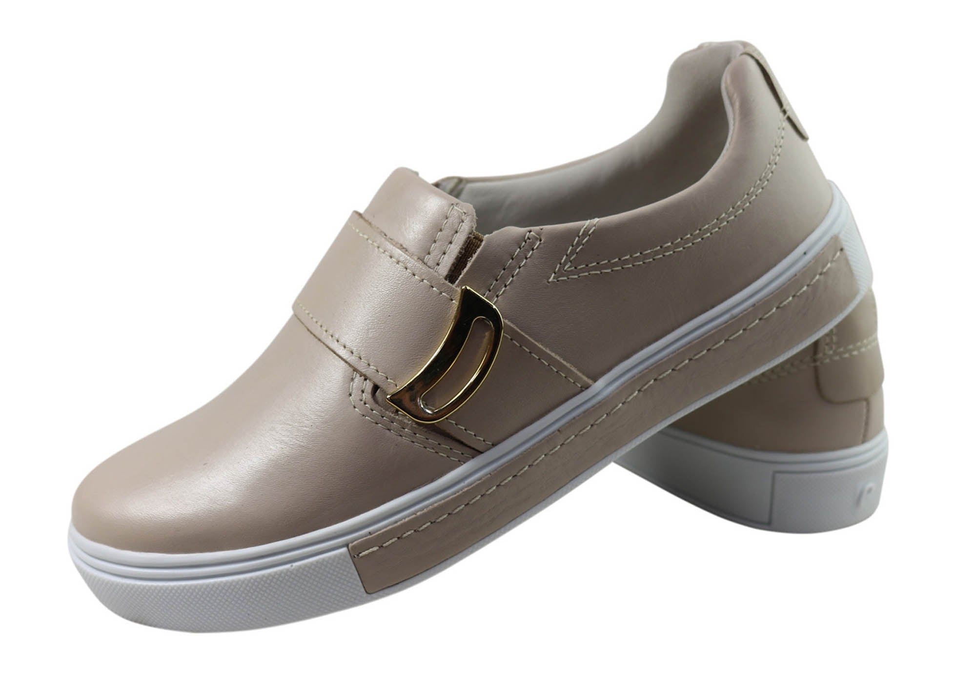 Keepler Women's Comfortable Leather Casual Shoes - Handmade in Brazil - Perfect for Walking, Travel & Everyday Wear