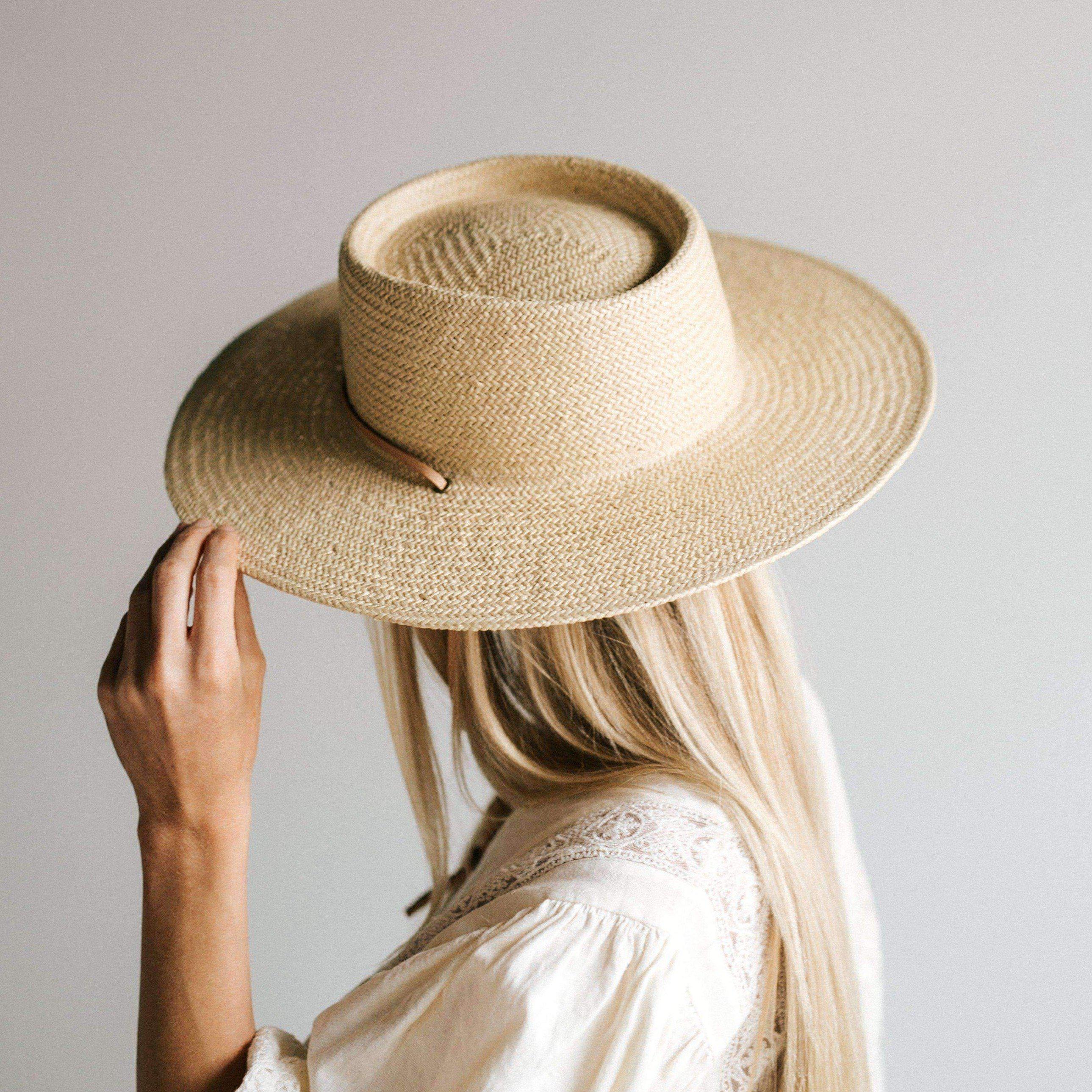 Aiden Straw Pork Pie Hat - Vintage Style Cream Felt Hat with Brim | Perfect for Cosplay, Steampunk, and Retro Fashion Outfits