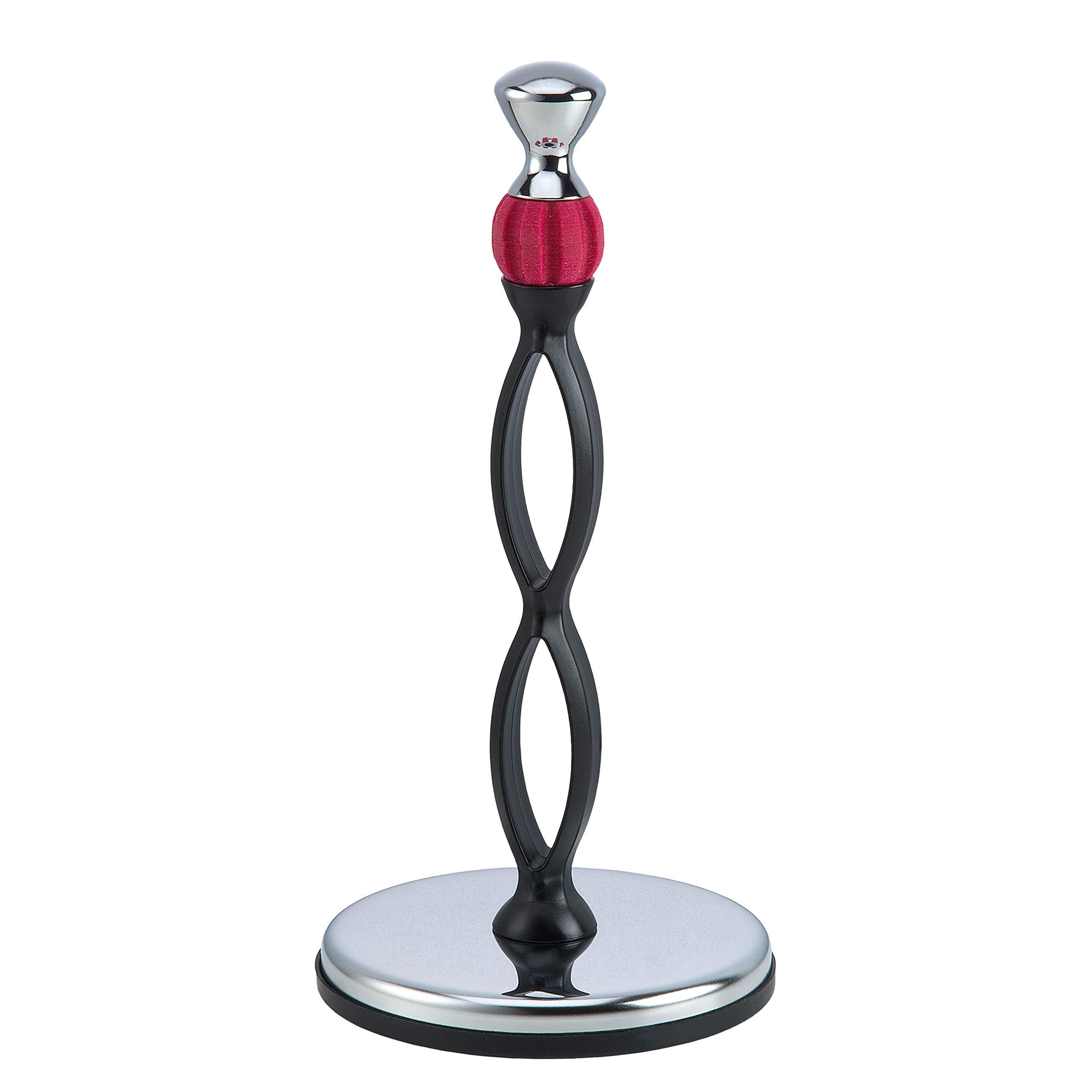 Prodyne M-914-M Silver Tap & Tear Paper Towel Holder - One Size - Convenient Kitchen & Bathroom Organizer for Easy Access