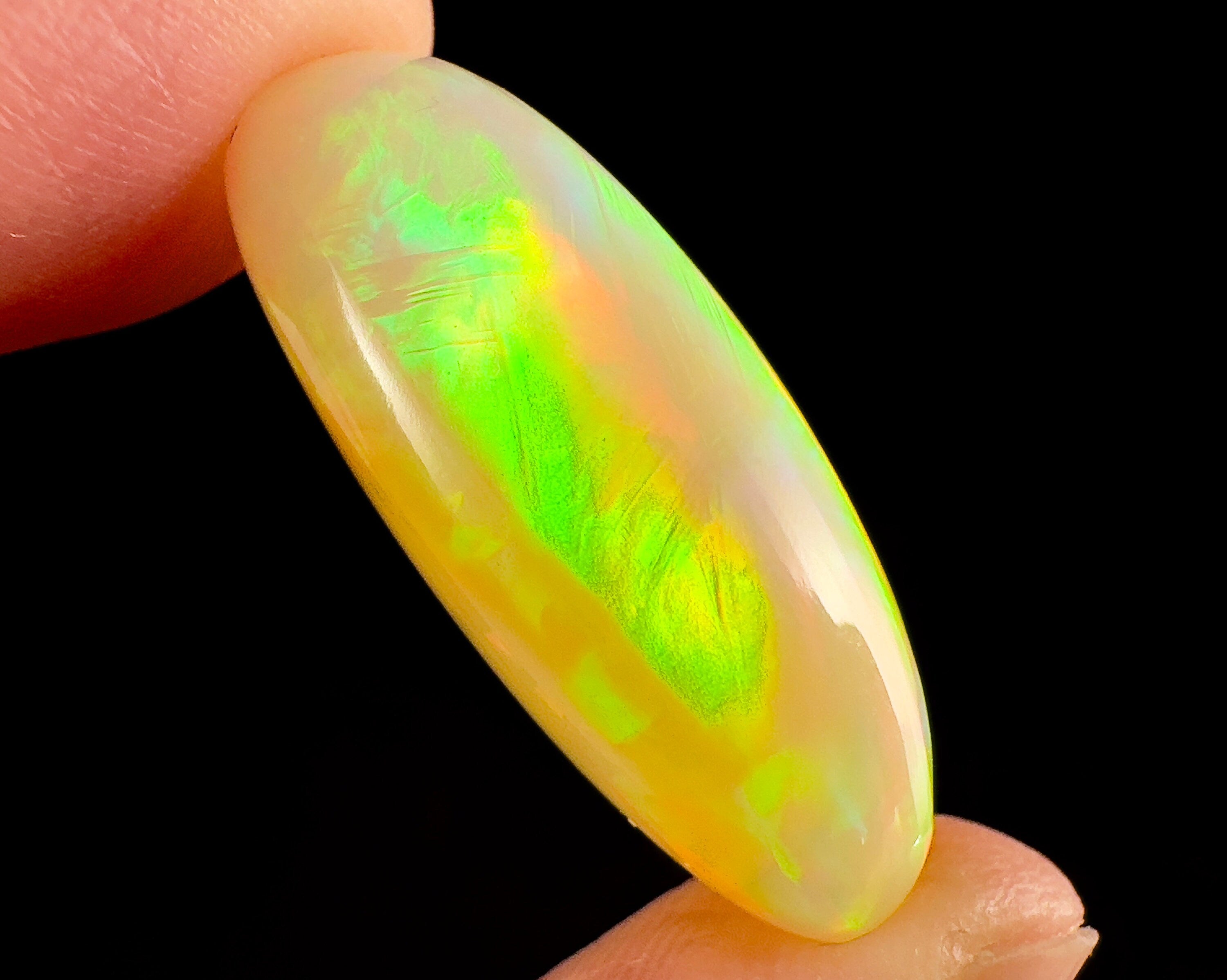 AAA Welo Opal Cabochon Gemstone for Jewelry Making - Premium Quality Natural Opal Cabochon for Rings, Pendants & DIY Craft Projects