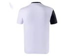 Victor Badminton T-Shirt T 25001TD A - White - Lightweight Breathable Performance Shirt for Badminton & Tennis Players - Perfect for Training, Matches & Casual Wear