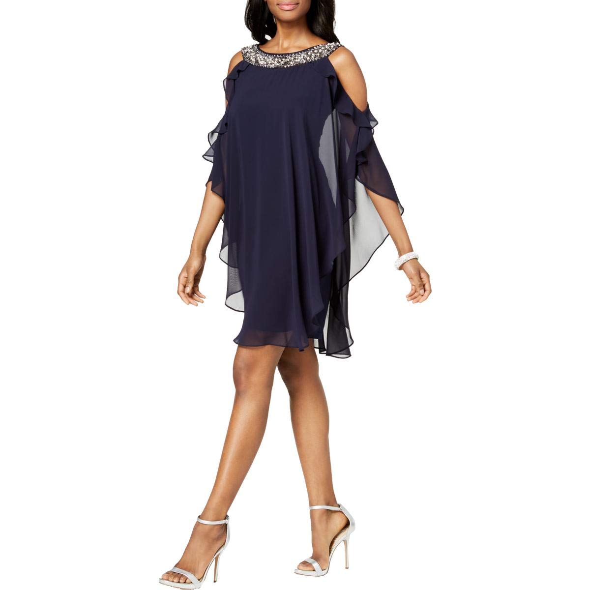Xscape Women's Plus Size Short Overlay - Stylish & Comfortable Layering Piece for Casual Outings & Summer Fashion
