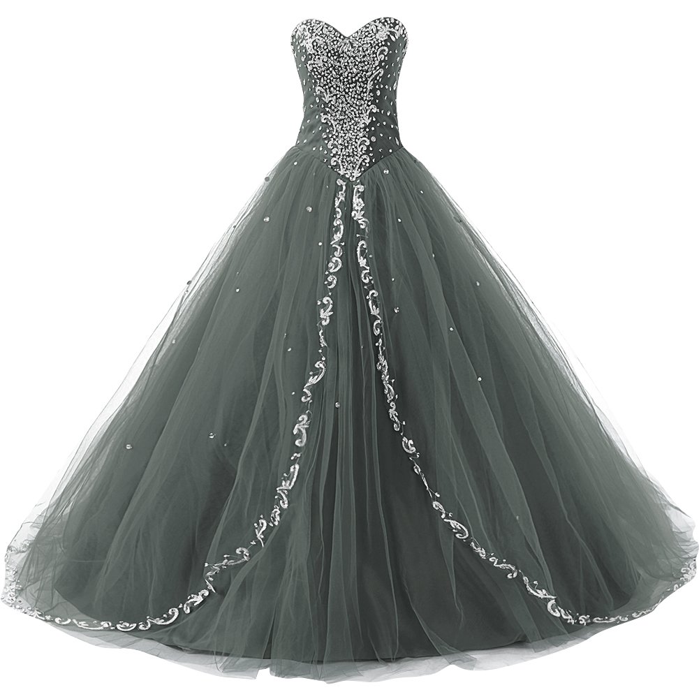 JAEDEN Sweetheart Neckline Long Quinceanera Dress - Elegant Formal Prom Ball Gown for Wedding, Homecoming & Special Occasions