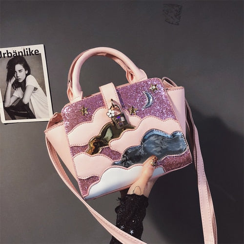 Elegant Women's Leather Embroidery Handbag - Fashionable Shoulder Bag for Girls | Perfect for Work, Travel & Daily Use