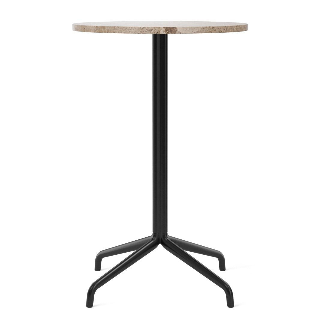 Modern Round Harbour Column Counter Table with Star Base - Perfect for Kitchen Islands, Bars & Dining Areas