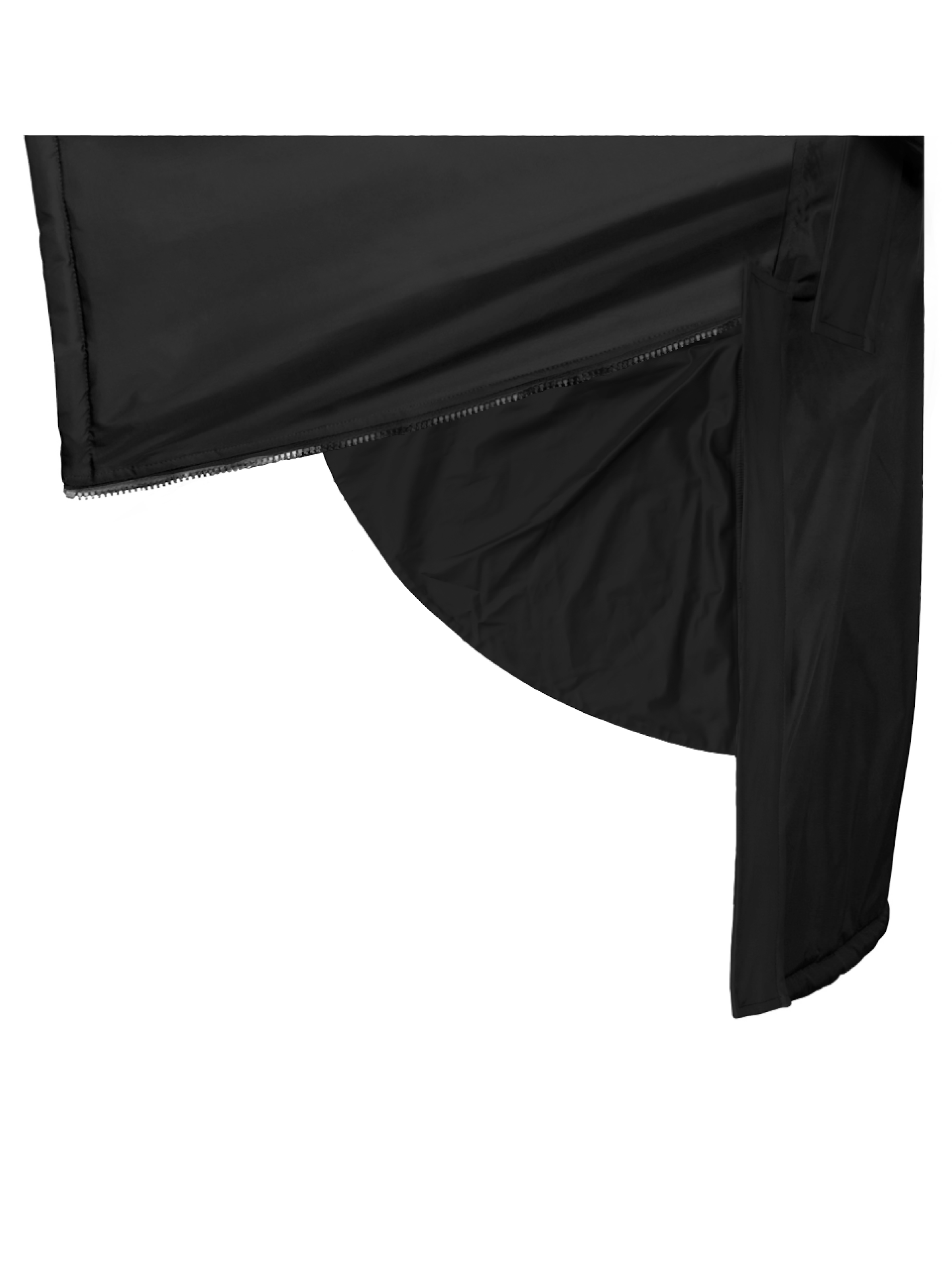 Evolution Kids' Lightweight Fleece Hoodie with Stowaway Hood - Black/Black - Perfect for School, Outdoor Play & Travel
