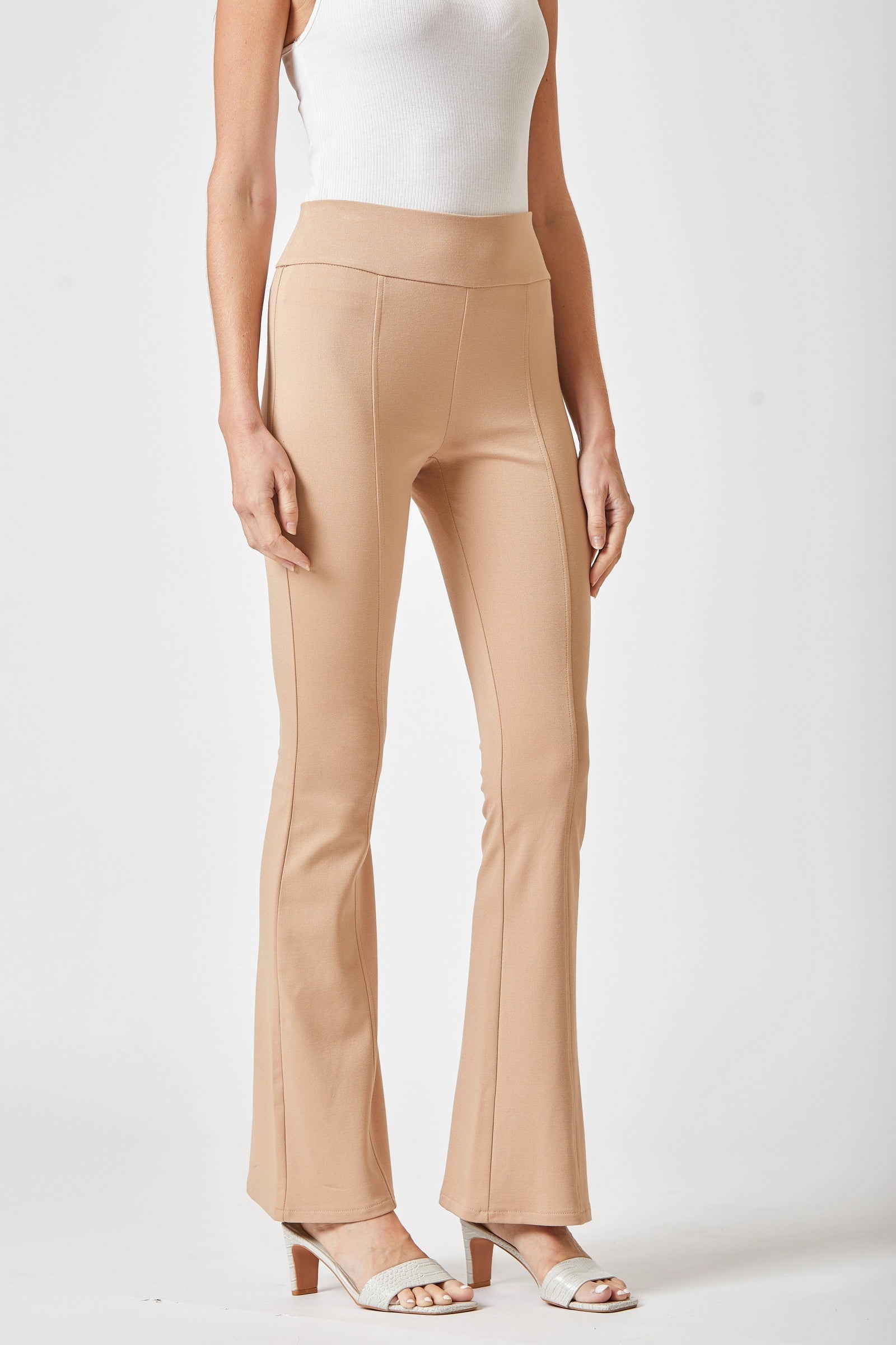 Magic Flare Pants for Women - 11 Vibrant Colors | High Waisted Wide Leg Trousers | Perfect for Casual Wear, Office & Date Nights