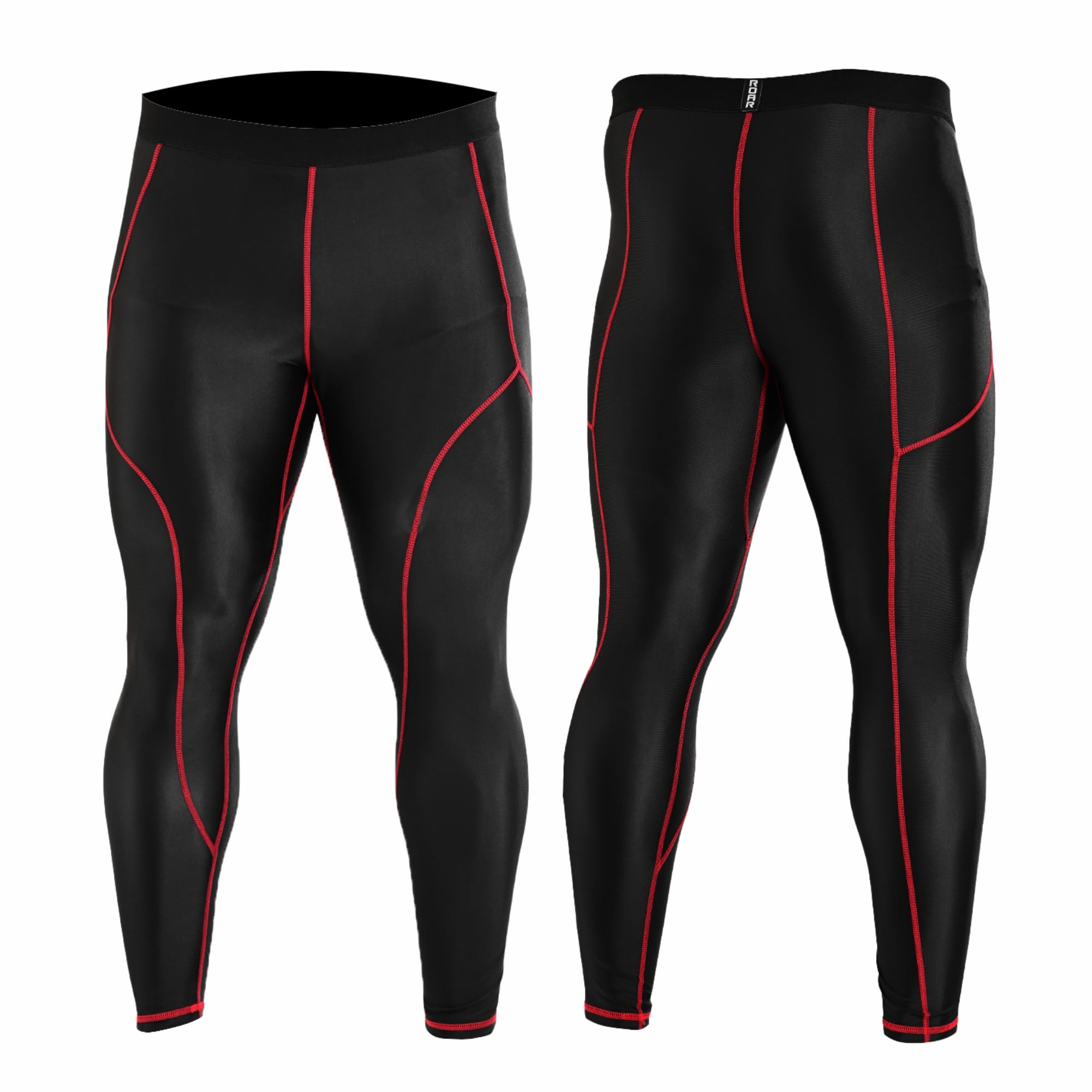 Roar MMA Compression Pants for Men & Women - Breathable Gym Workout Spats for MMA, Running, Yoga & Training - Moisture Wicking Athletic Leggings for Fitness & Exercise