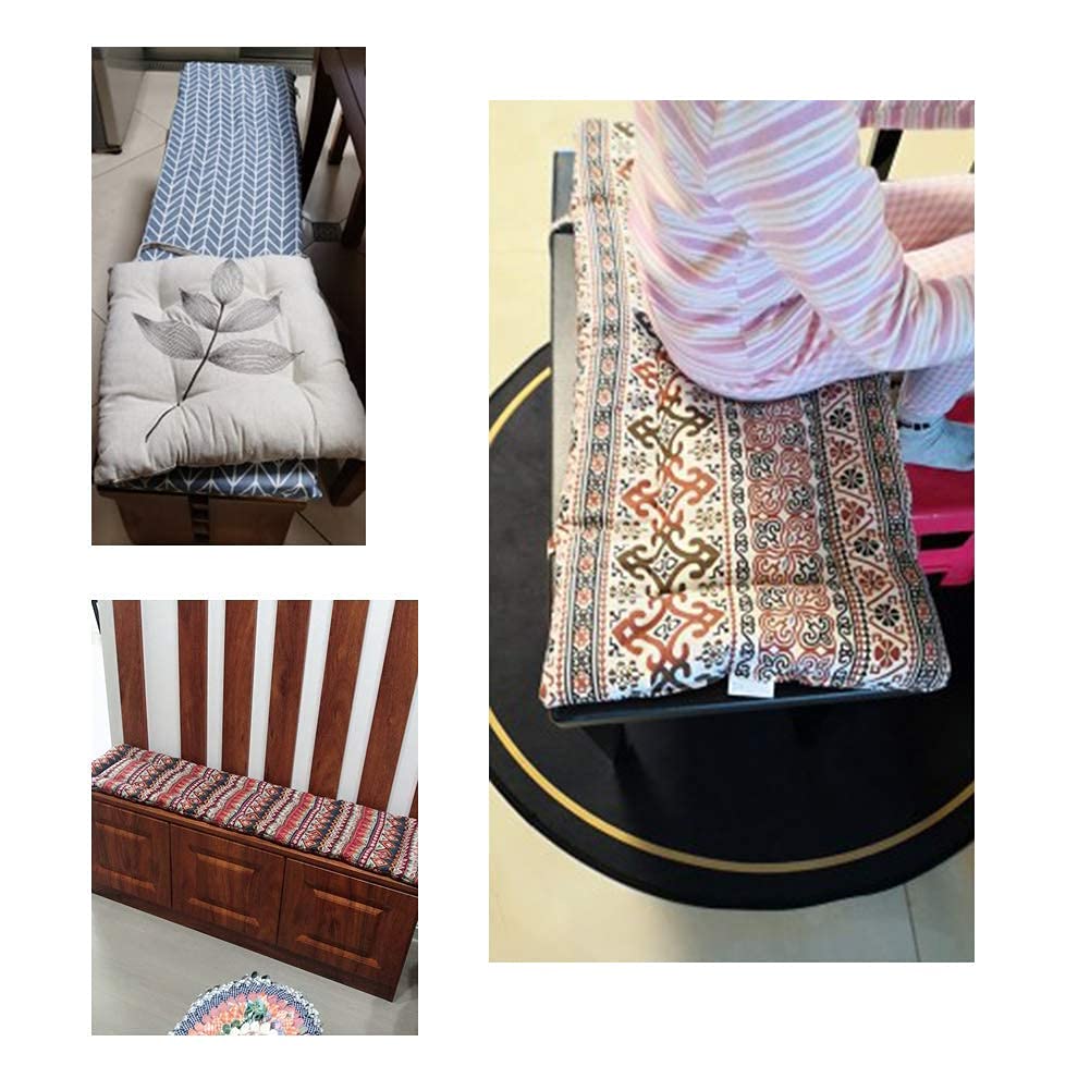 Premium Indoor/Outdoor Bench Cushion - Thick Cotton Garden Furniture Seat Pad for Loveseat, Sofa & Swing Chair - Water-Resistant Patio Cushion for Deck, Porch & Backyard Relaxation (Perfect for Lounging, Sunbathing & Outdoor Entertaining)