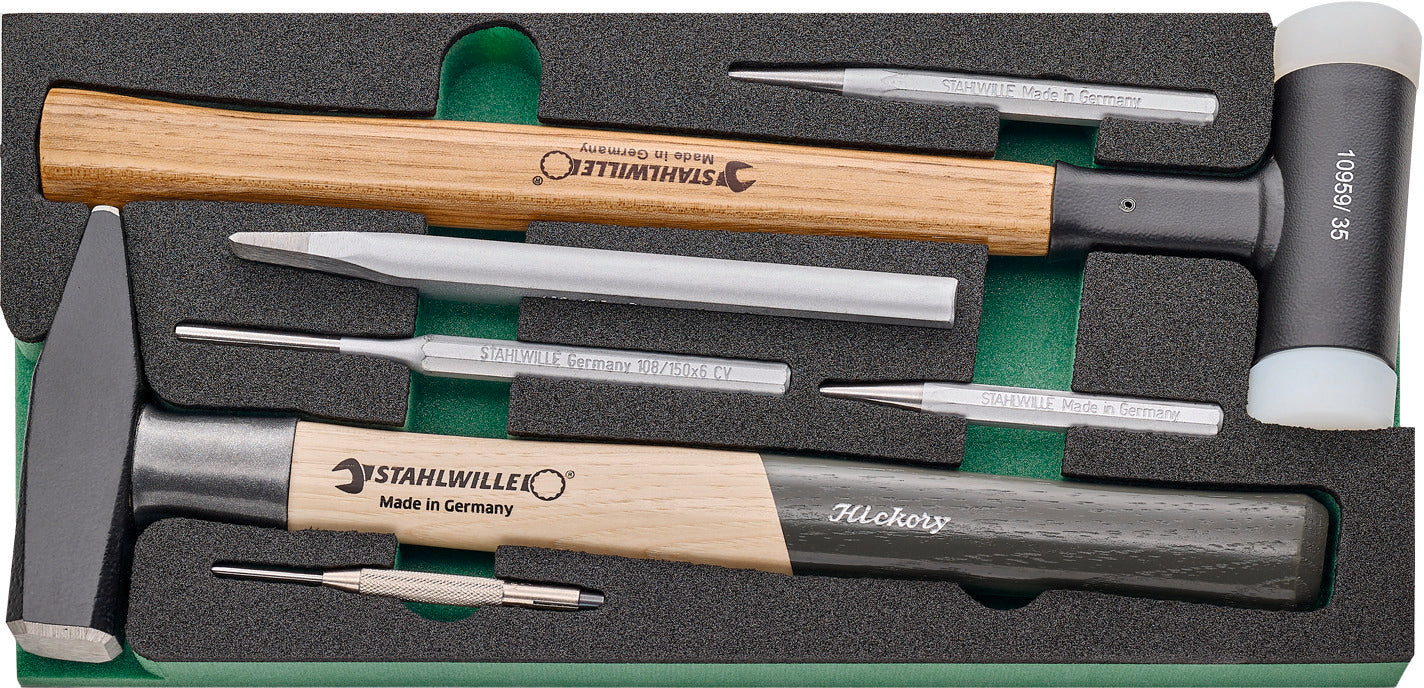 Stahlwille 98830178 Professional Tool Set with Rolling Tool Trolley - Perfect for Mechanics, DIY Projects & Workshop Organization