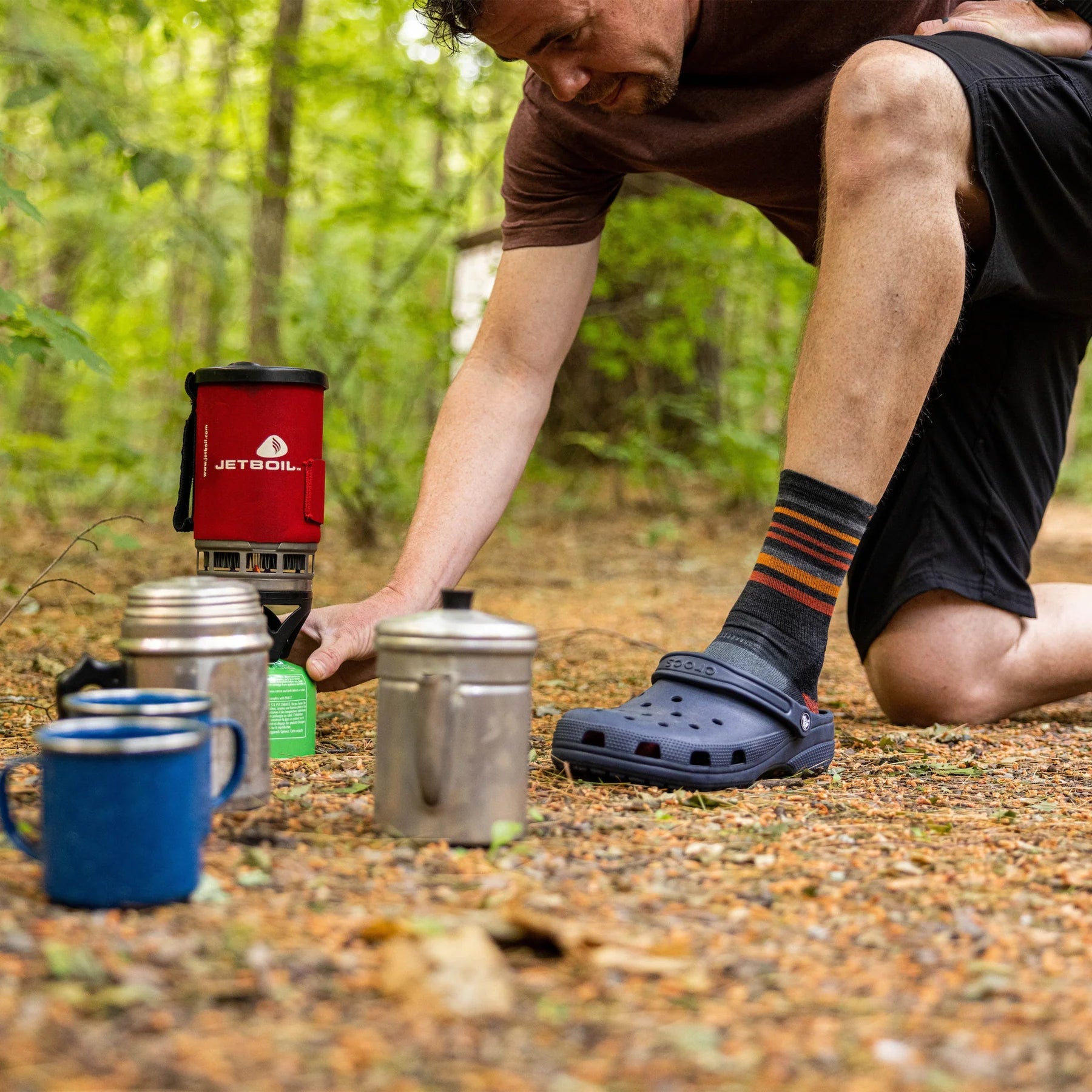 Darn Tough Fastpack Micro Crew Lightweight Hiking Socks for Men - Moisture Wicking & Cushioned Support for Trail Running, Backpacking & Outdoor Adventures