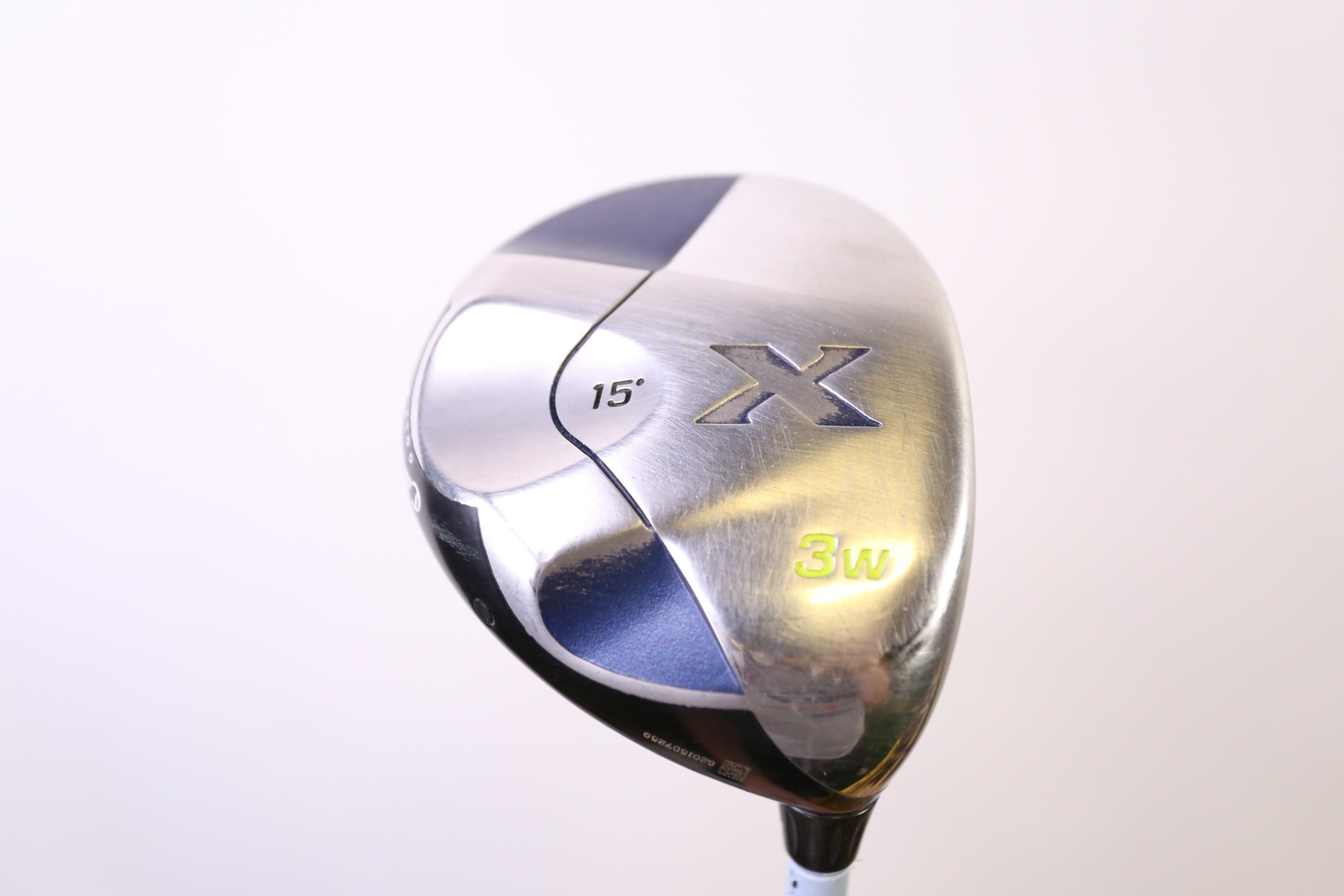Used Callaway X 2008 3 Wood Golf Club - Right Handed 15° Stiff Flex - Perfect for Mid-Handicap Golfers & Driving Range Practice