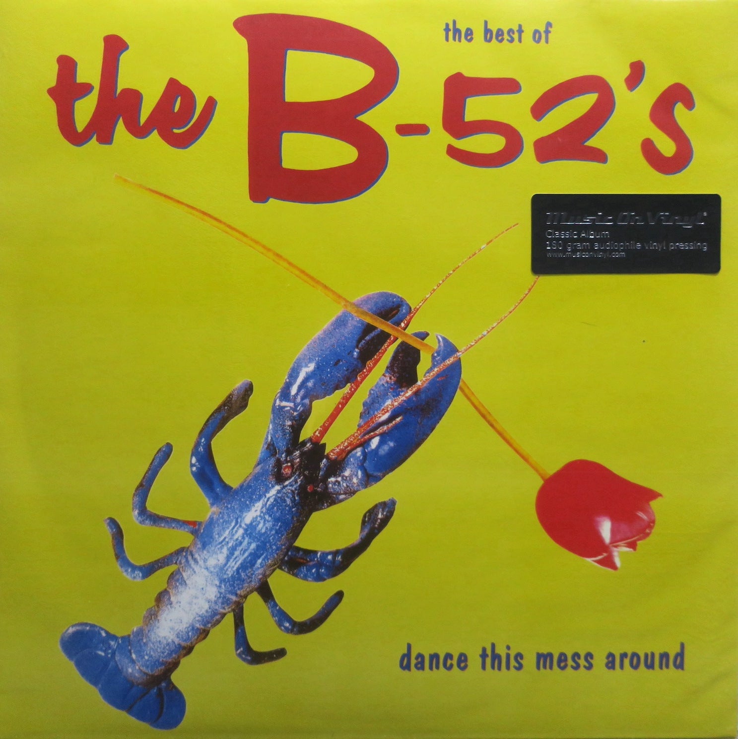 B 52's 'Best Of Dance This Mess Around' 180g Vinyl LP Record - Classic Rock Music for Home Listening & Party DJ Collections