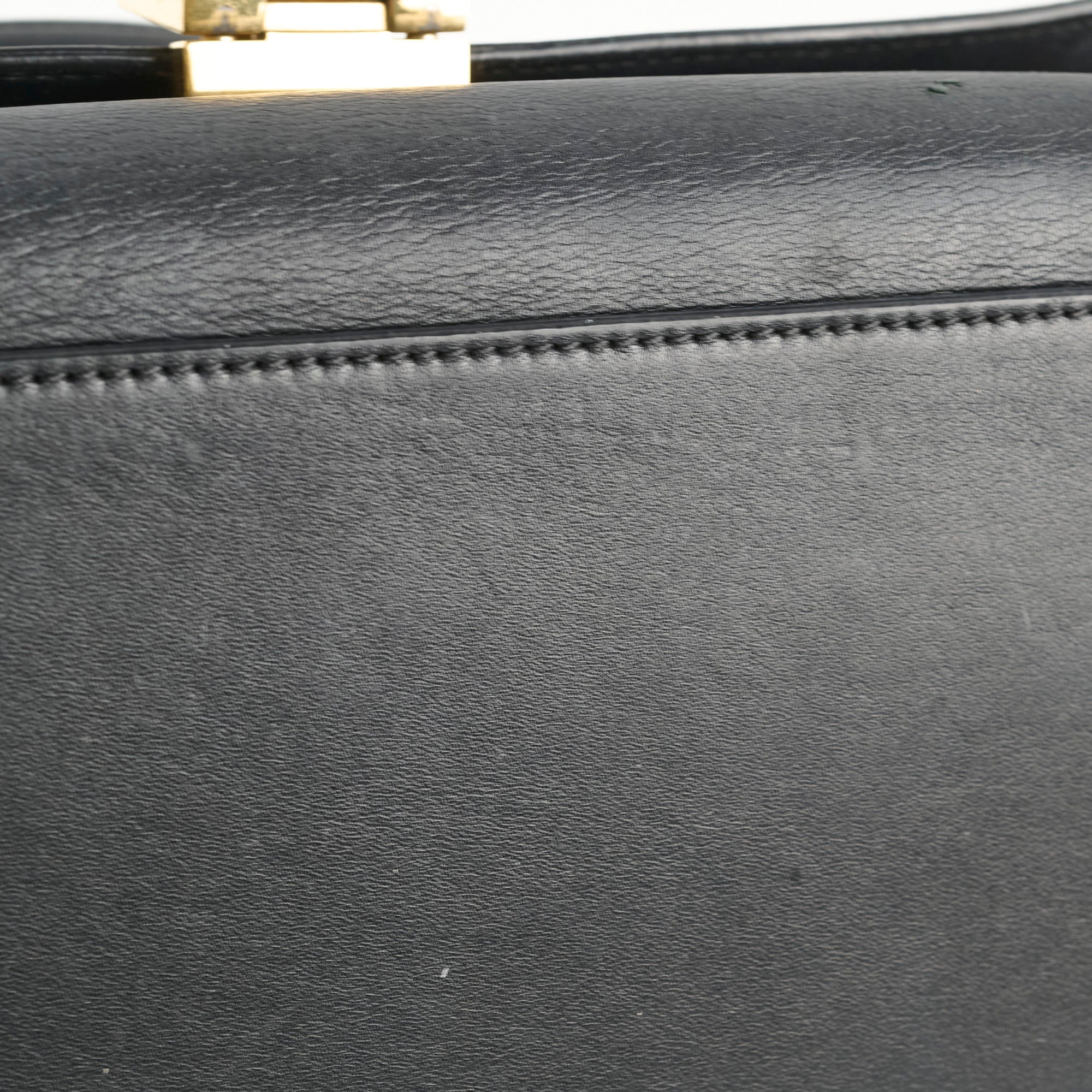 Celine Medium Trapeze All Black Leather Handbag - Stylish Crossbody Bag for Women, Perfect for Work, Travel & Evening Out