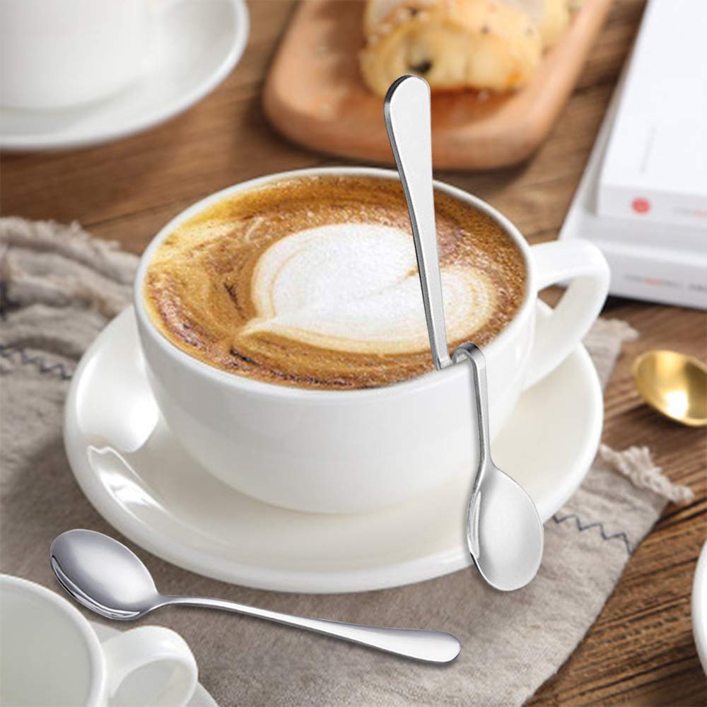 Electric Milk Frother Handheld Coffee Art Kit - Includes Milk Frothing Pitcher, Cocoa Powder Shaker, Latte Art Pen, Coffee Stencils & Spoons for Perfect Cappuccino, Latte & Hot Chocolate at Home or Cafe