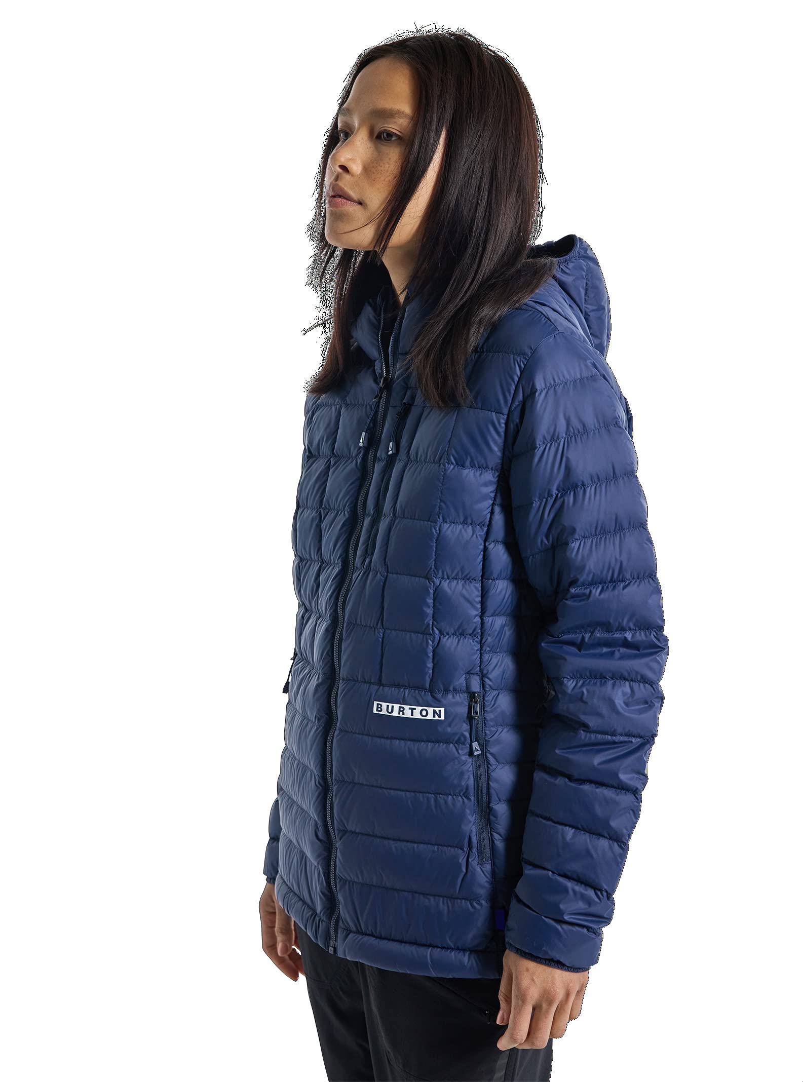 Burton Women's Mid-Heat Hooded Down Jacket - Waterproof Winter Coat for Skiing, Snowboarding & Outdoor Activities