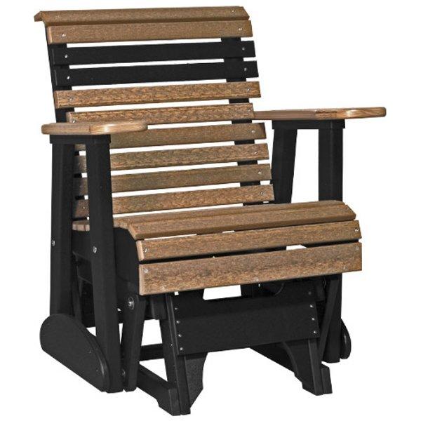 Comfortable Plain Poly Glider Chair - 2ft & 4ft Sizes for Patio, Nursery, or Relaxation