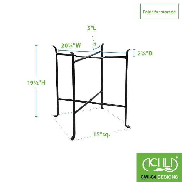 Achla Designs Folding Stand CWL - Portable & Adjustable Display Stand for Art, Photos, and Tablets - Perfect for Home Decor, Office Presentations, and Craft Shows