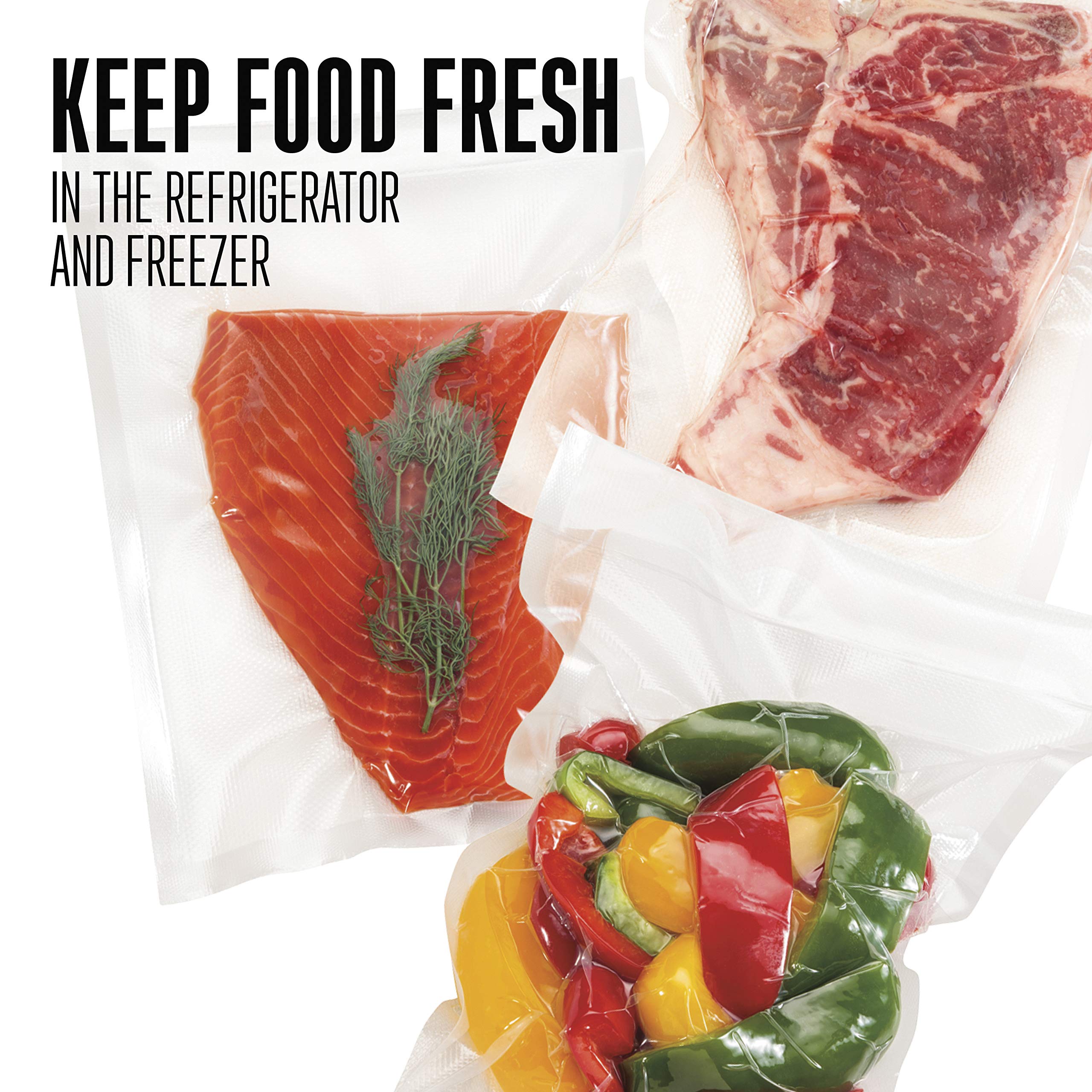Weston Vacuum Sealer Bags - 100 Count, 11