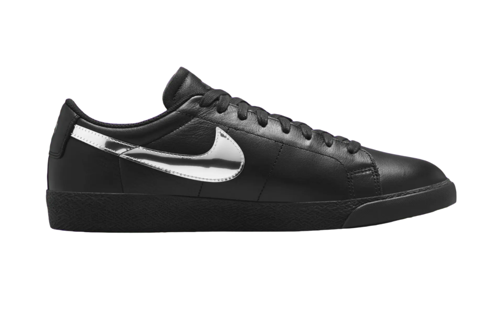 Nike SB x Dancer Blazer Low Sneakers - Men's Black/Black Metallic Silver Skateboarding Shoes | Perfect for Streetwear, Skateboarding & Casual Fashion