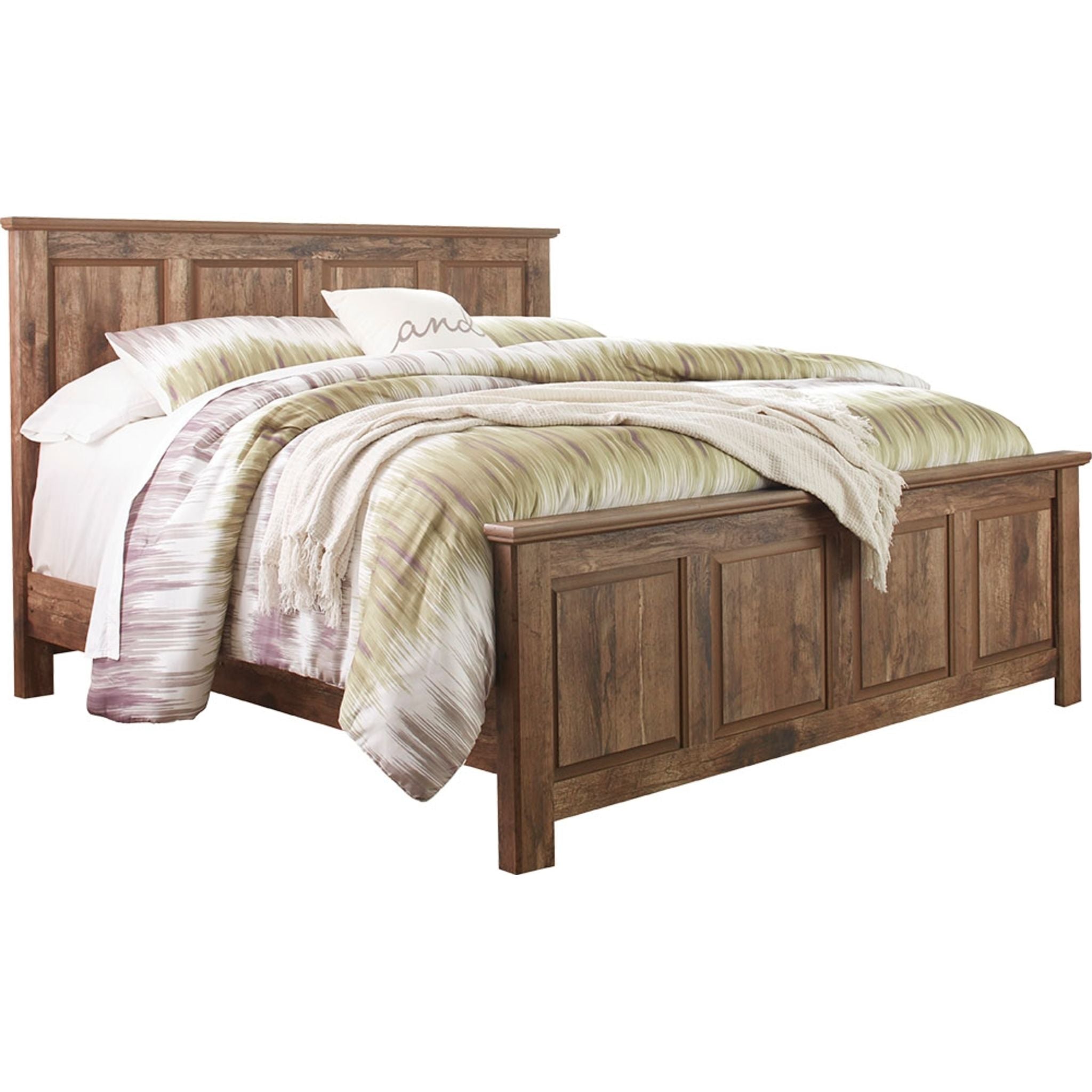 Blaneville California King & King Size Headboard - Brown Wooden Bed Frame Headboard for Master Bedroom, Guest Room, and Luxury Home Decor