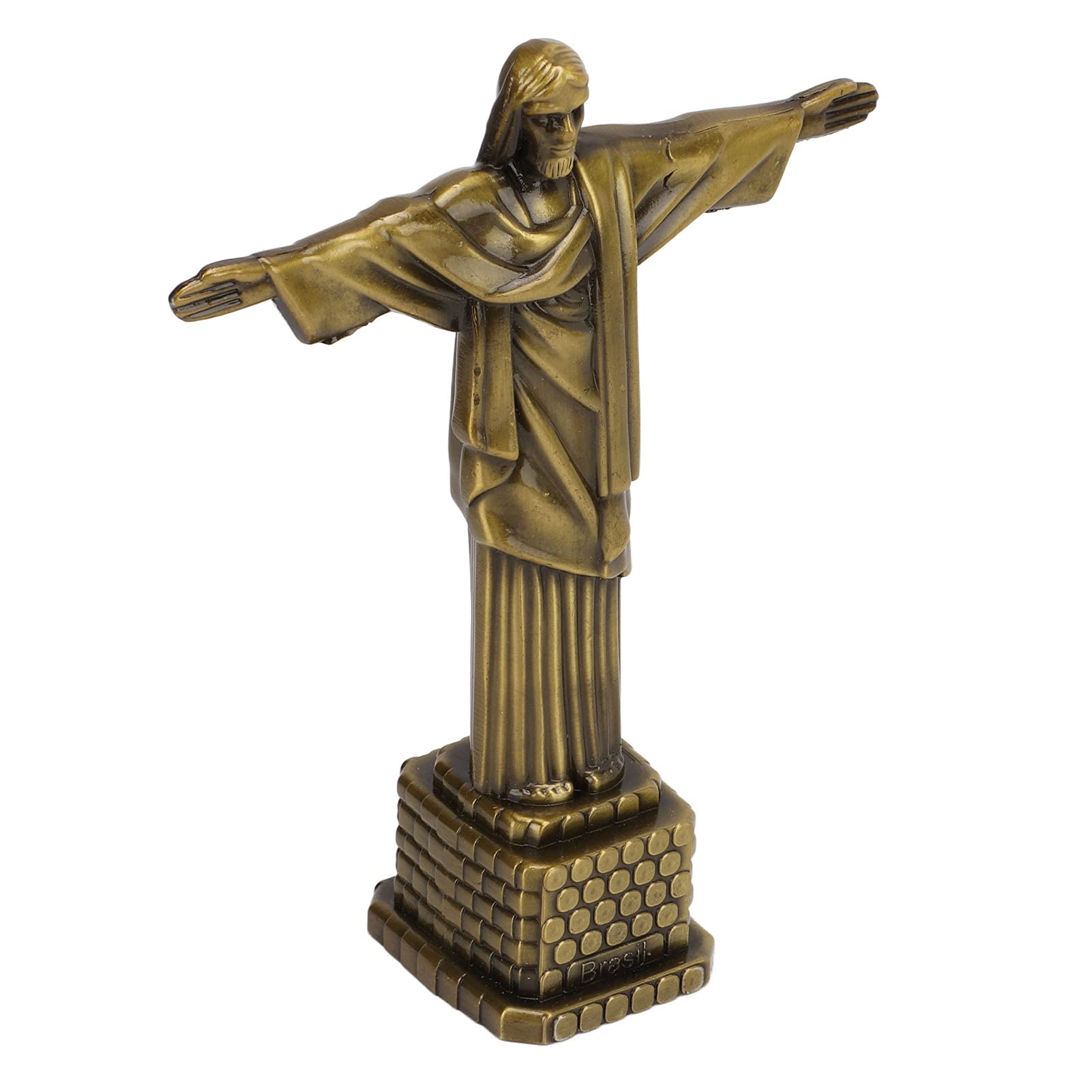 Bronze Jesus Statue - Christian Home Decor for Prayer & Gifting