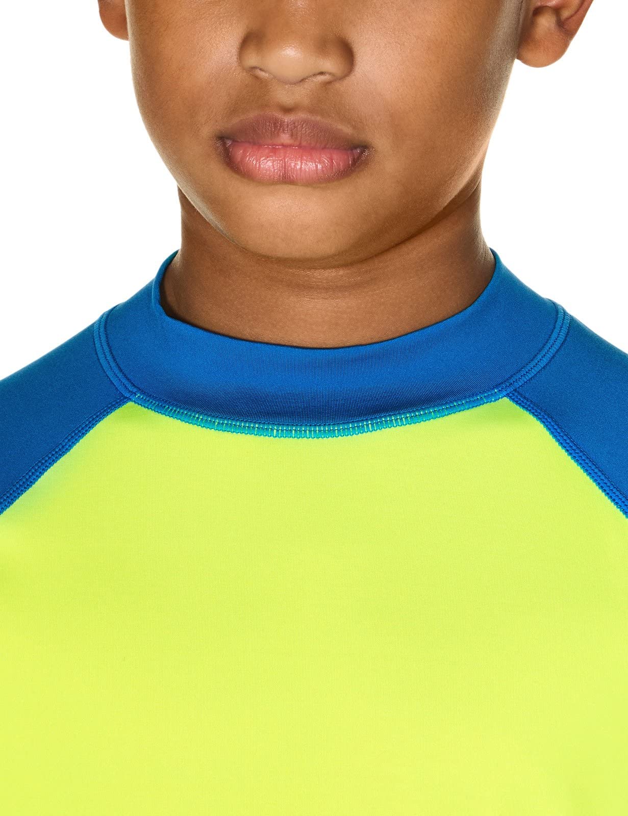 TSLA UPF 50+ Kids Rash Guard Short Sleeve UV Protection Swim Shirt - Youth Sun Protective Swimwear for Surfing, Swimming & Beach Activities