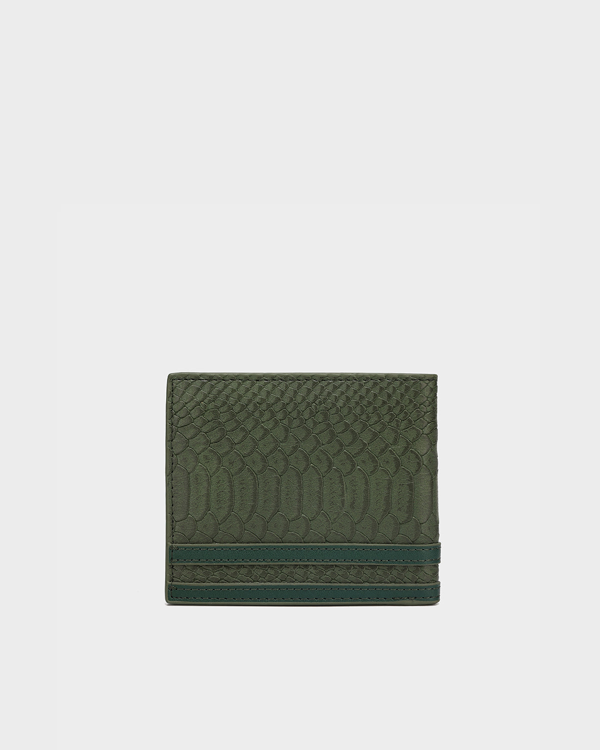 Apollo 1 Slim RFID Blocking Leather Wallet in Olive Green - Perfect for Everyday Carry, Travel & Minimalist Lifestyle