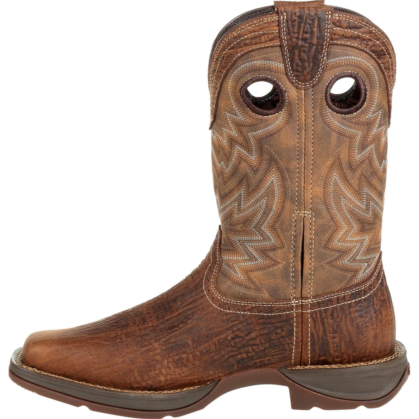 Durango Men's Rebel Western Boot - Genuine Leather Cowboy Boots for Men, Comfortable & Durable Riding Boots - Perfect for Rodeo, Country Music Festivals & Outdoor Adventures